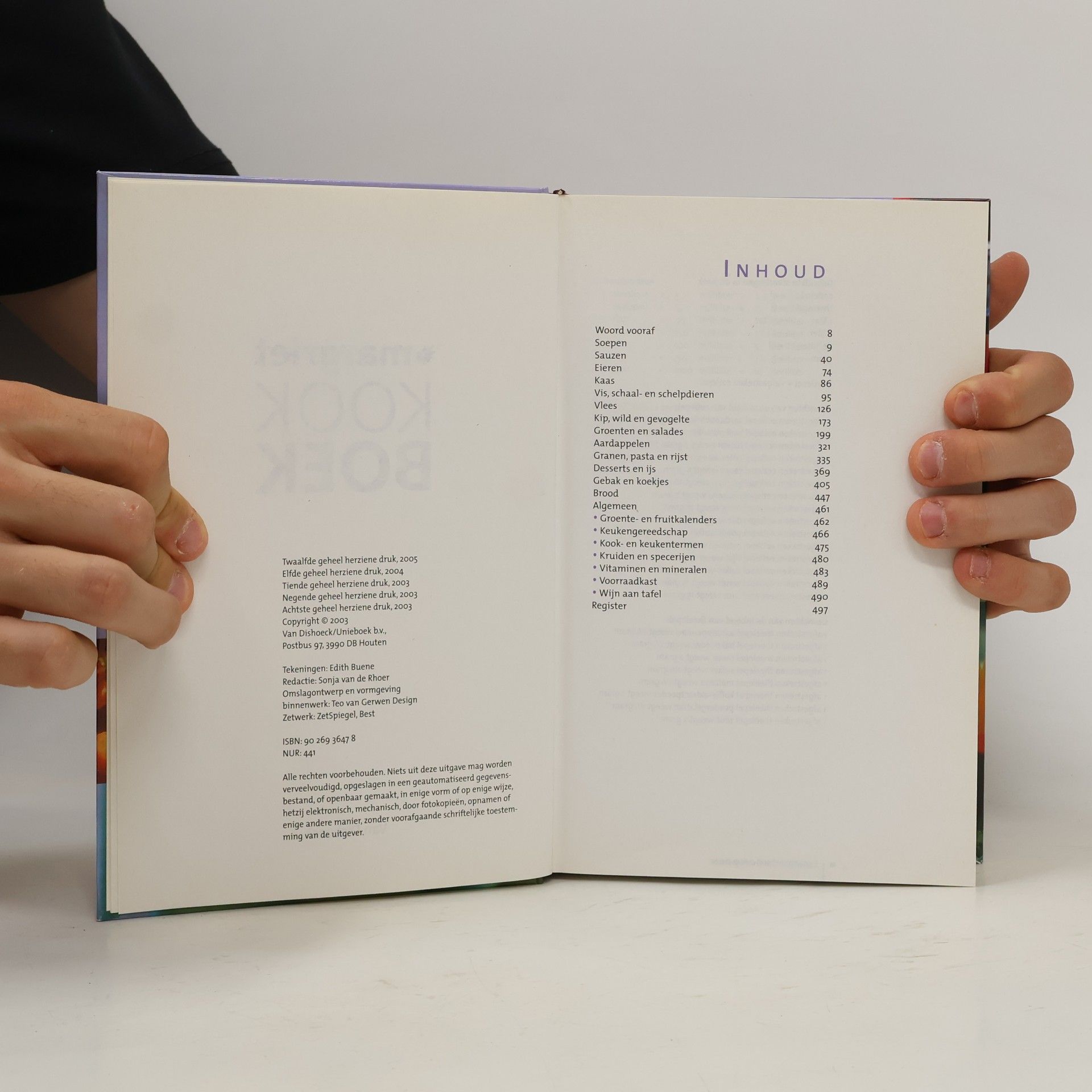 Sonja van de Rhoer Margriet kookboek