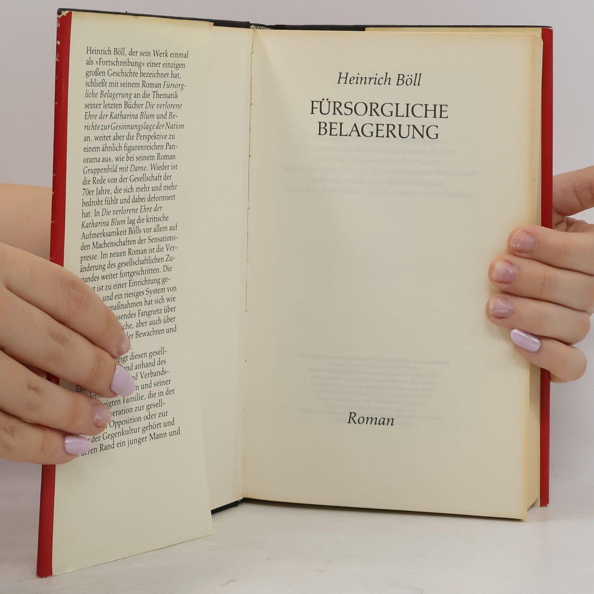 Heinrich Böll Fürsorgliche Belagerung