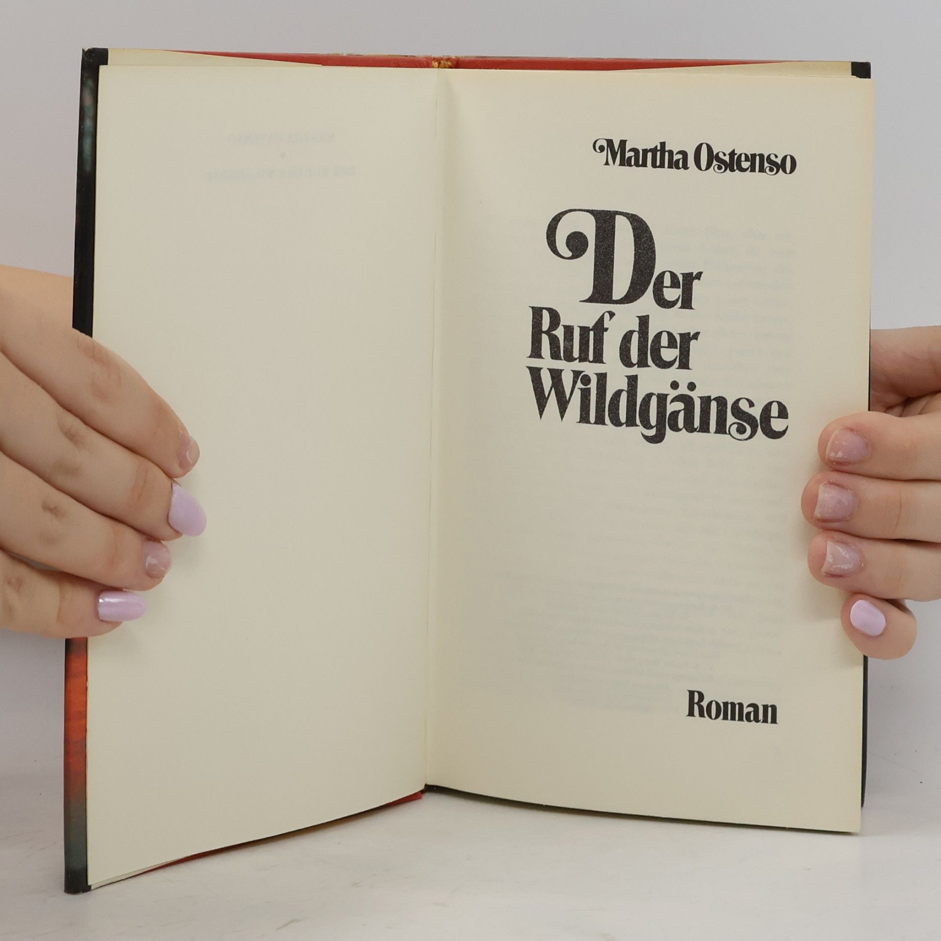 Martha Ostenso Der Ruf der Wildgänse