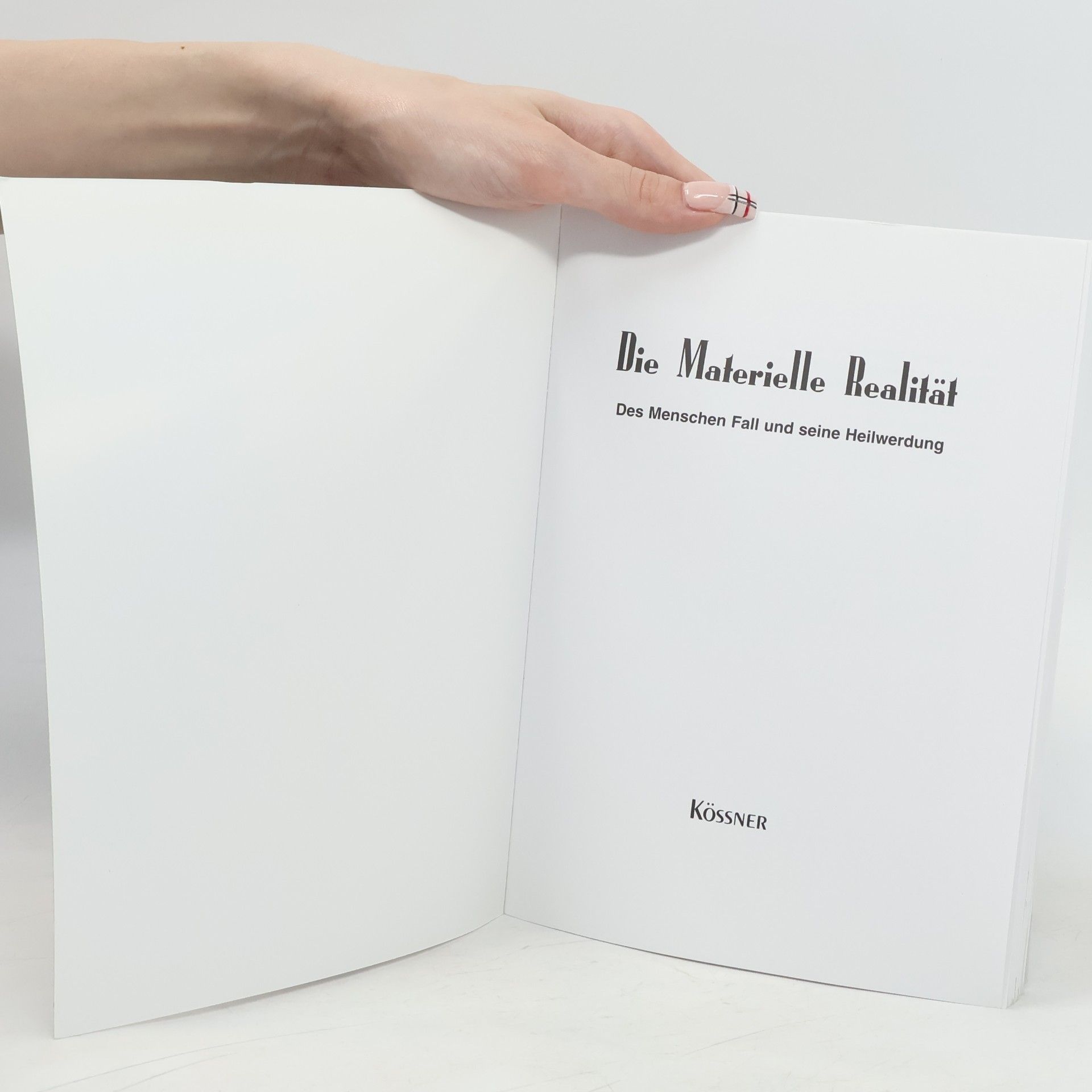 Auteurscollectief Die Materielle Realität. Des Menschen Fall und seine Heilwerdung