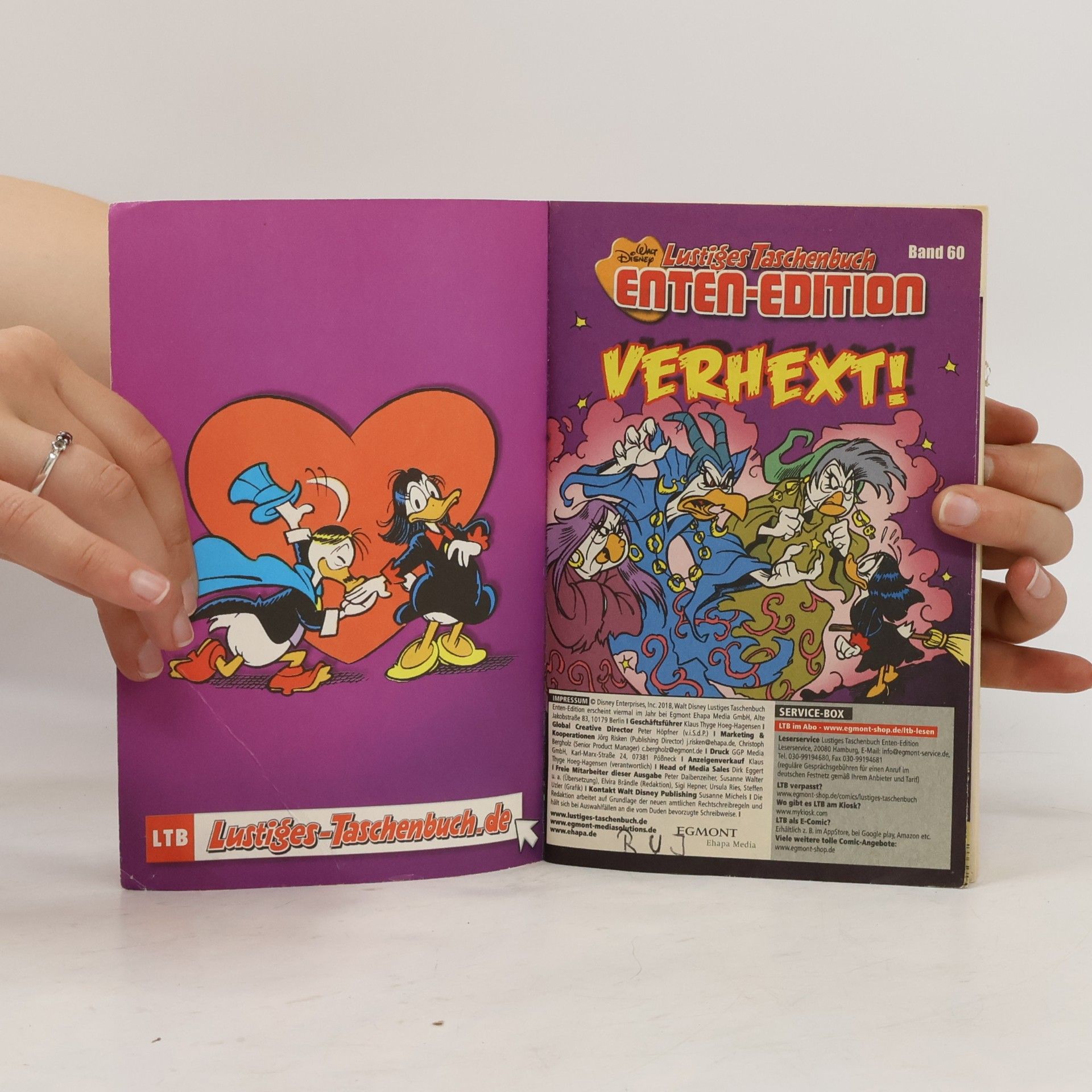 Walt Disney Lustiges Taschenbuch Enten-Edition 60.Verhext!