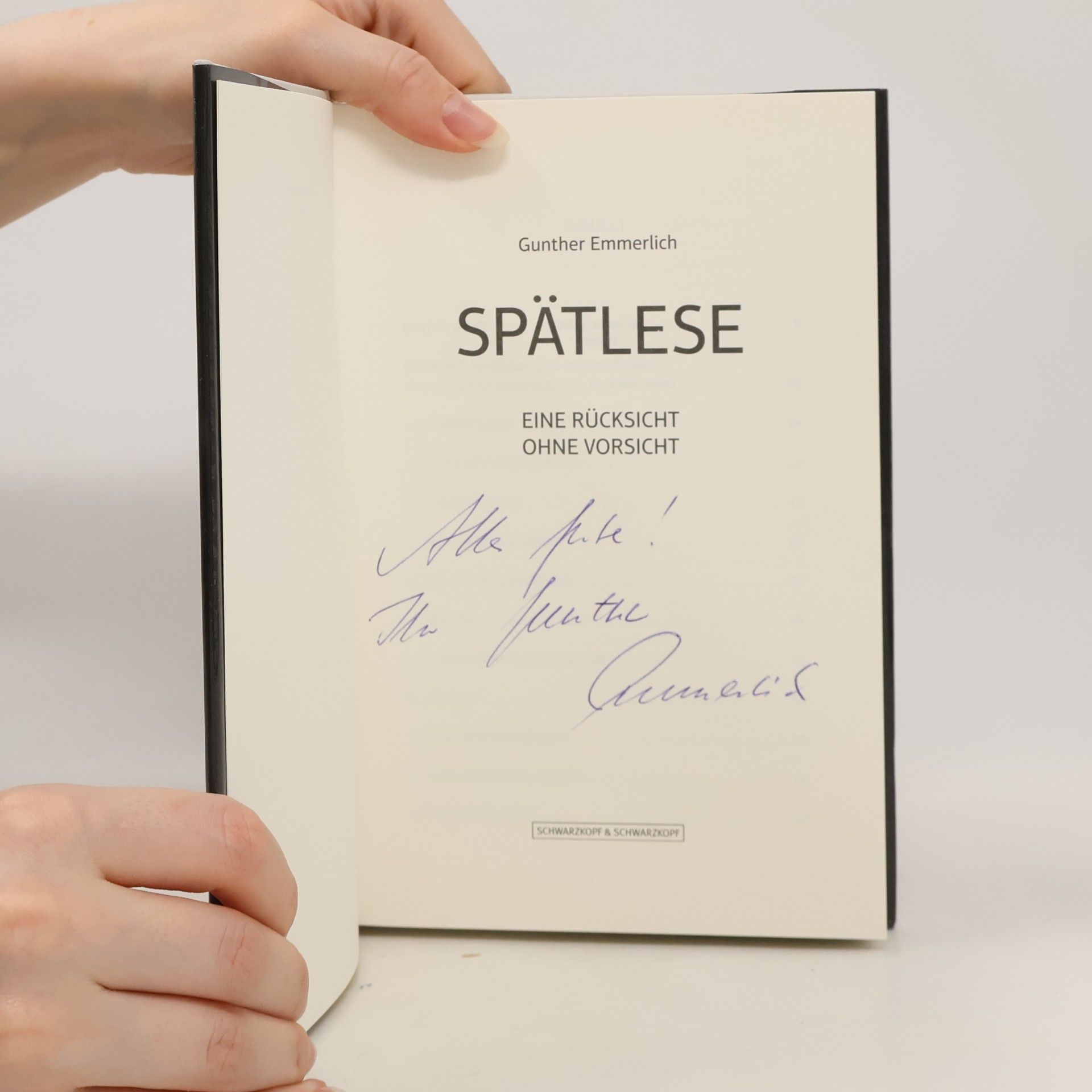 Gunther Emmerlich Spätlese