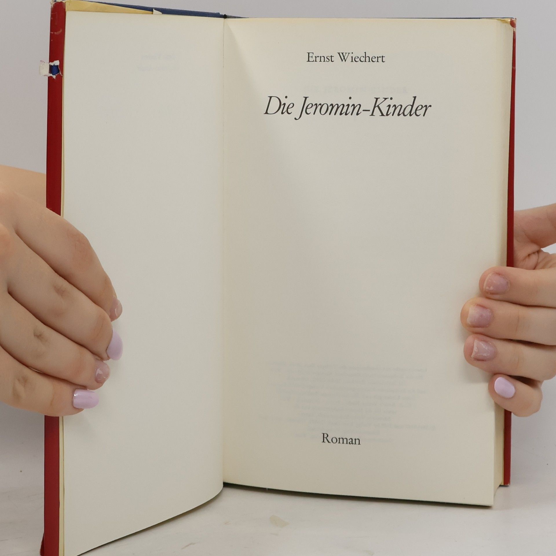 Ernst Wiechert Die Jeromin Kinder