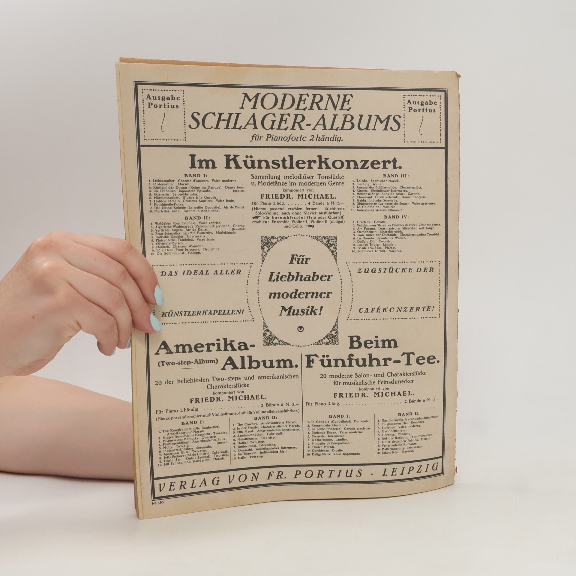 Hermann Wenzel Schweizer Salon-Album