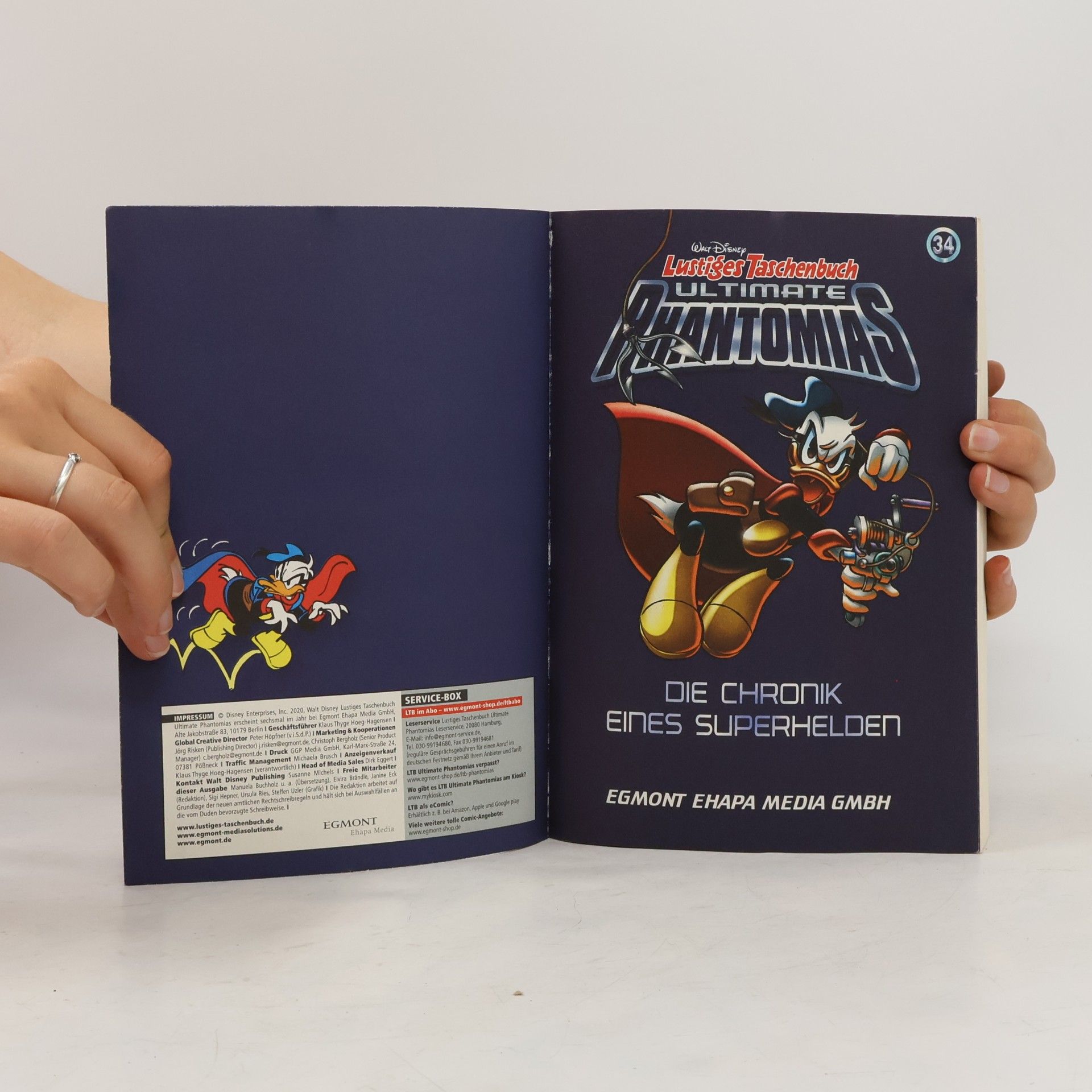 Walt Disney Lustiges Taschenbuch. Ultimate Phantomias 34