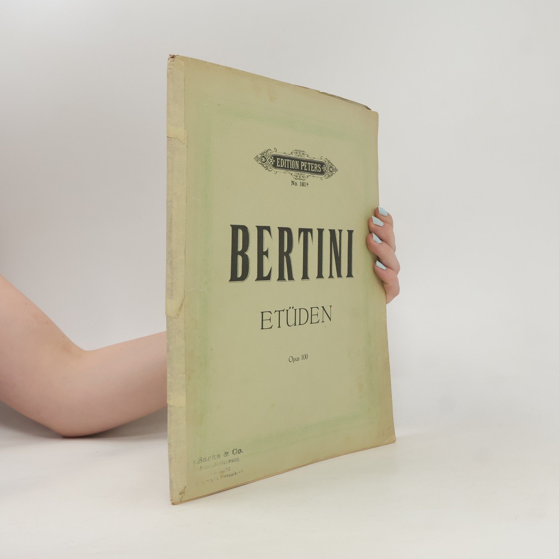 Kolektív autorov Bertini. Etüden