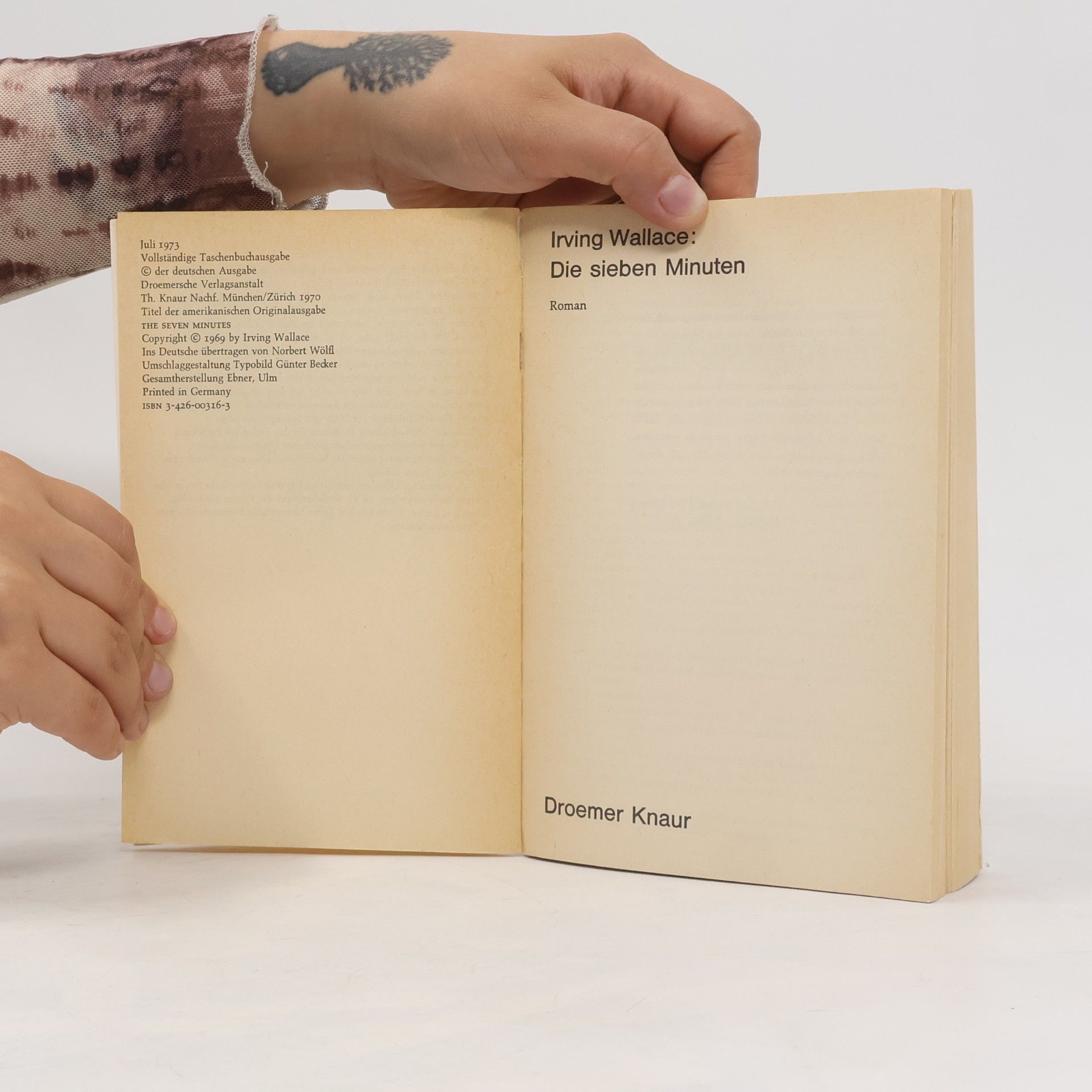 Irving Wallace Die sieben Minuten