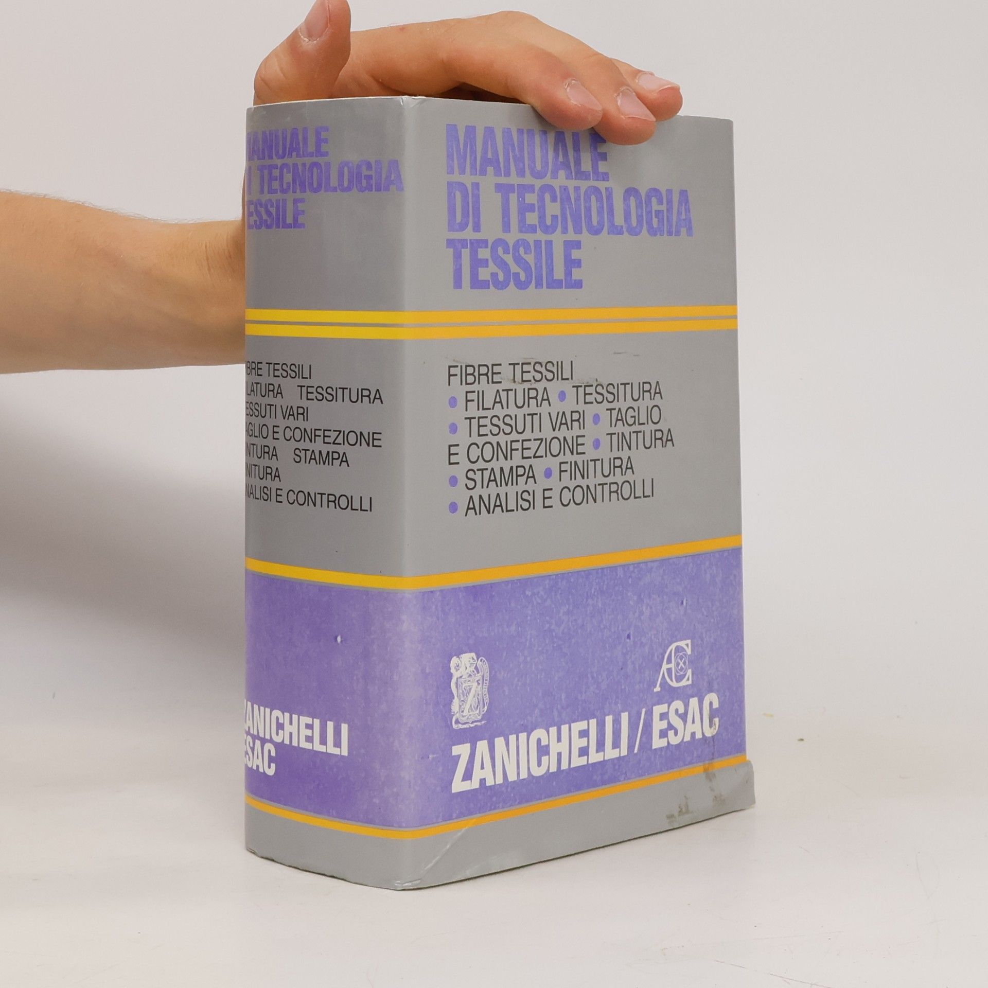 Filippo A. Isnardi Opere di consultazione. Codici e manuali: Manuale di tecnologia tessile. Fibre tessili. Filatura. Tessitura. Tessuti vari. Taglio e confezione. Tintura. Stampa. Finitura. Analisi e controlli