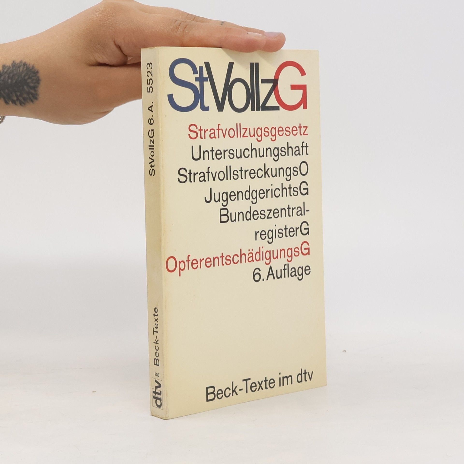 Various authors StVollzG 6.A. 5523
