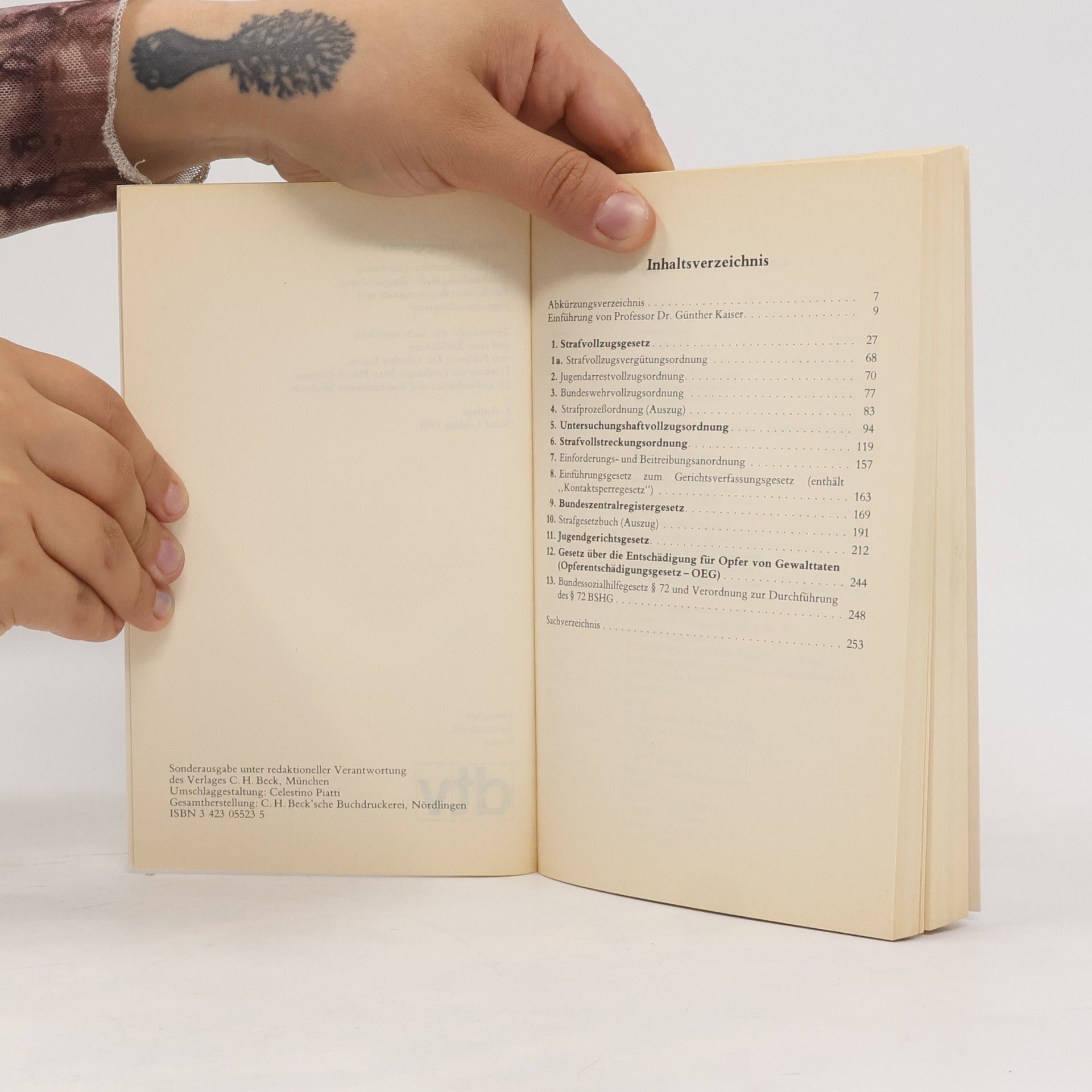 Various authors StVollzG 6.A. 5523