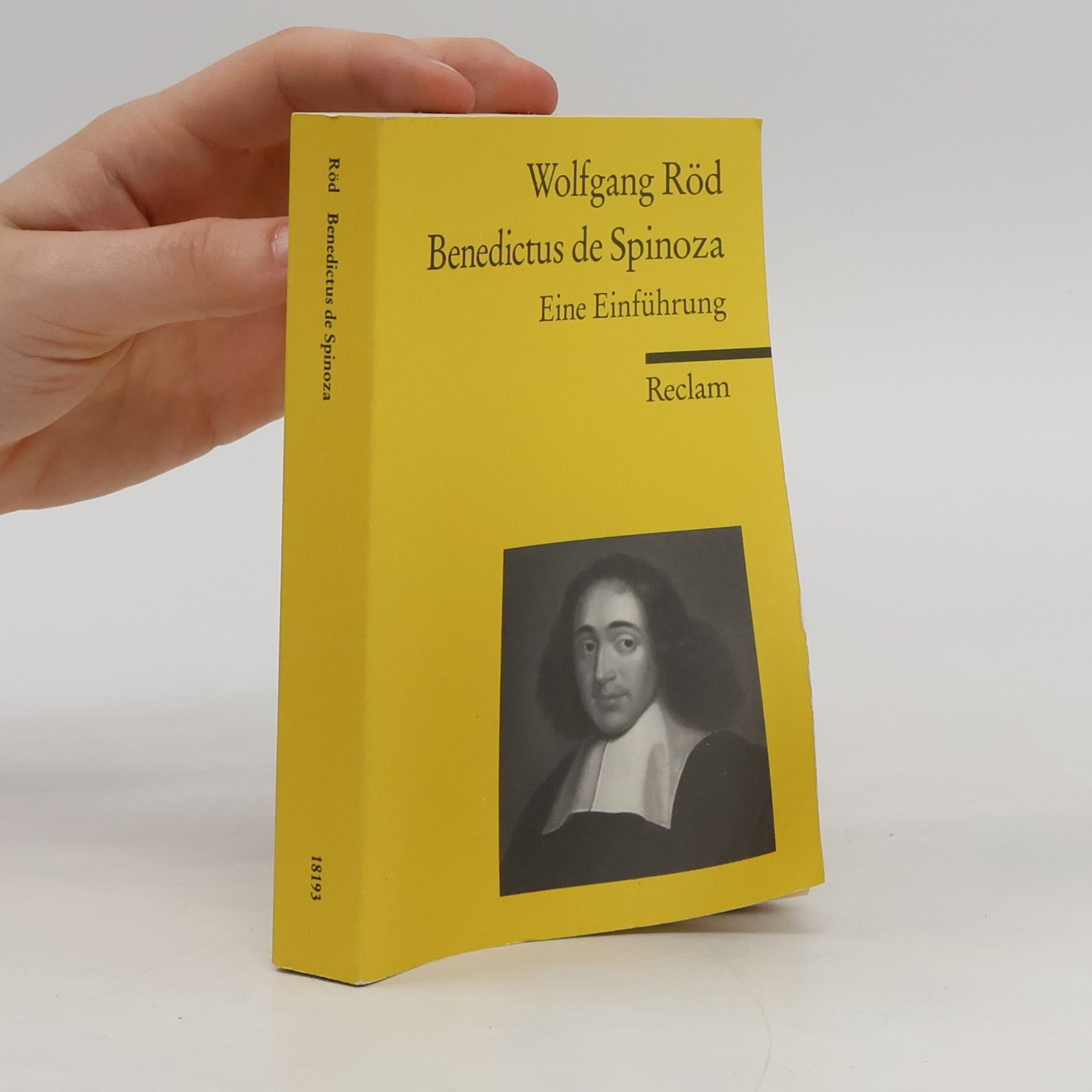 Wolfgang Röd Benedictus de Spinoza