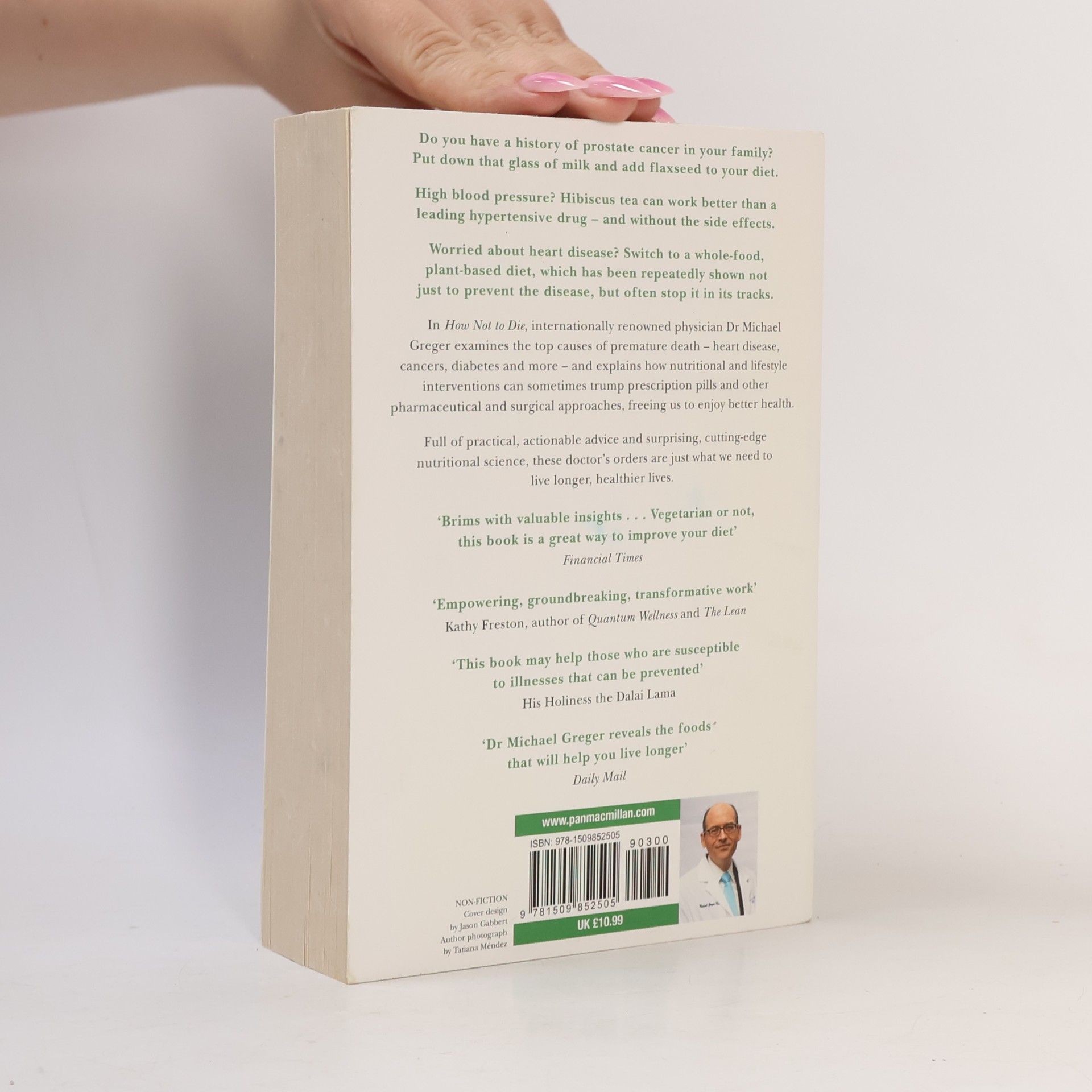 Michael Greger How not to die : discover the foods scientifically proven to prevent and reverse disease