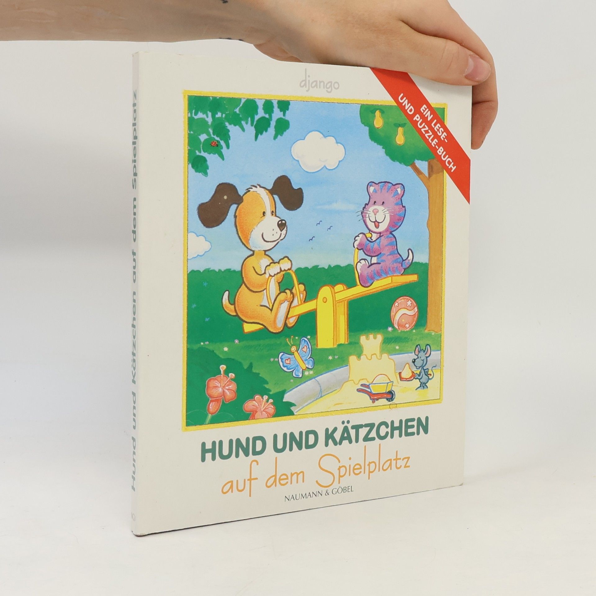 Autorenkollektiv Hund und Kätzchen auf dem Spielplatz