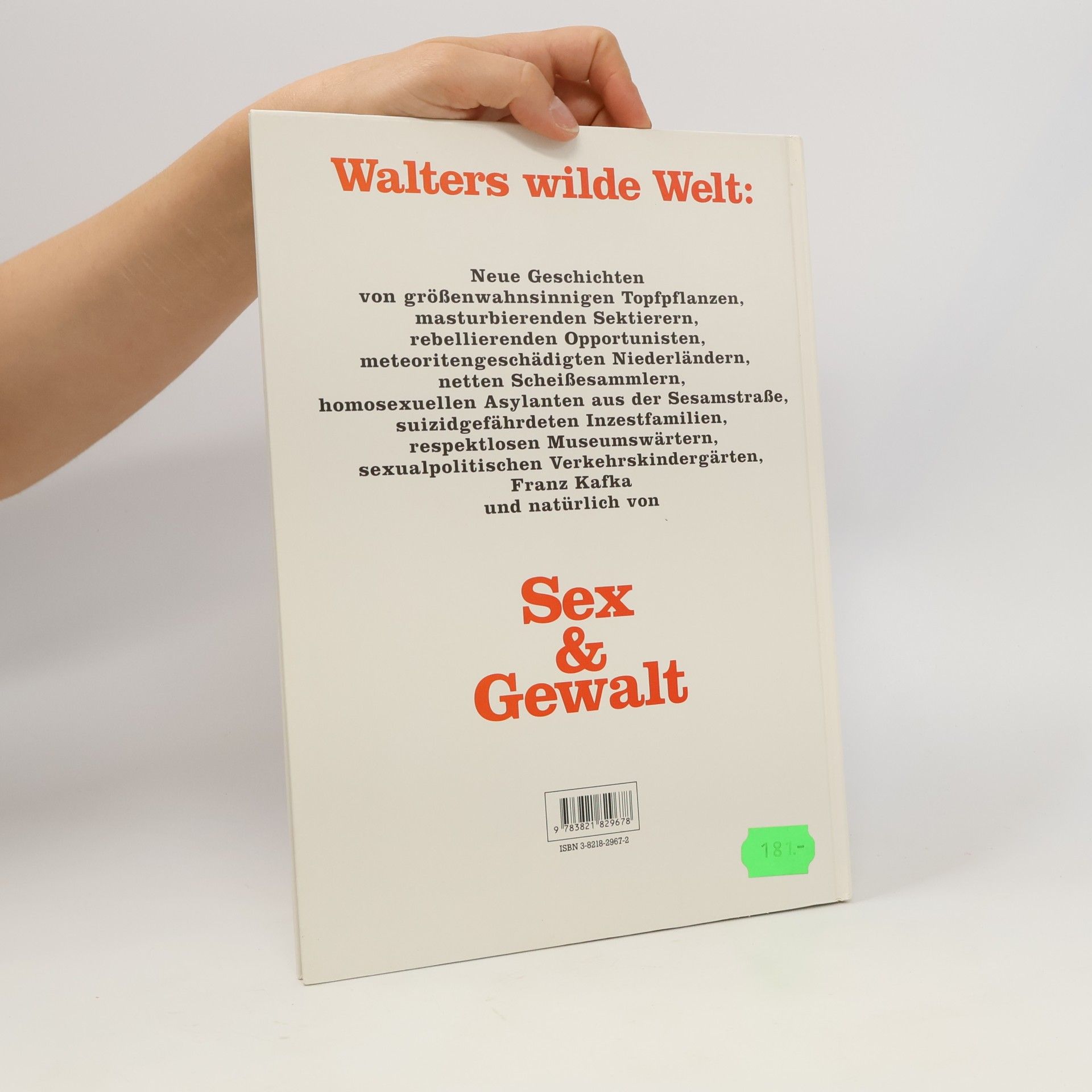 Walter Moers Sex und Gewalt