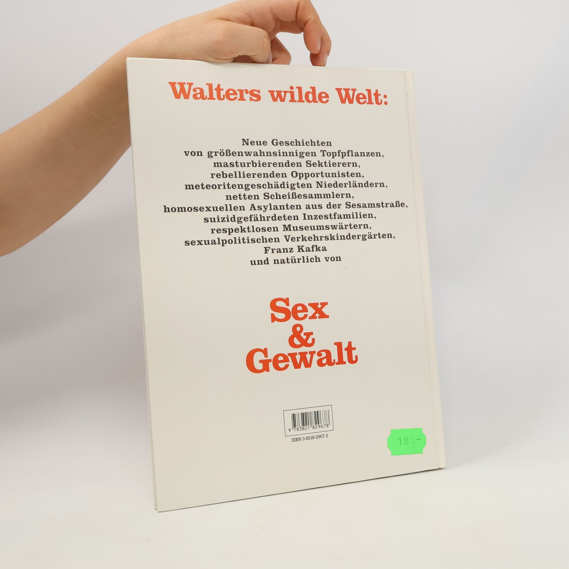 Walter Moers Sex und Gewalt