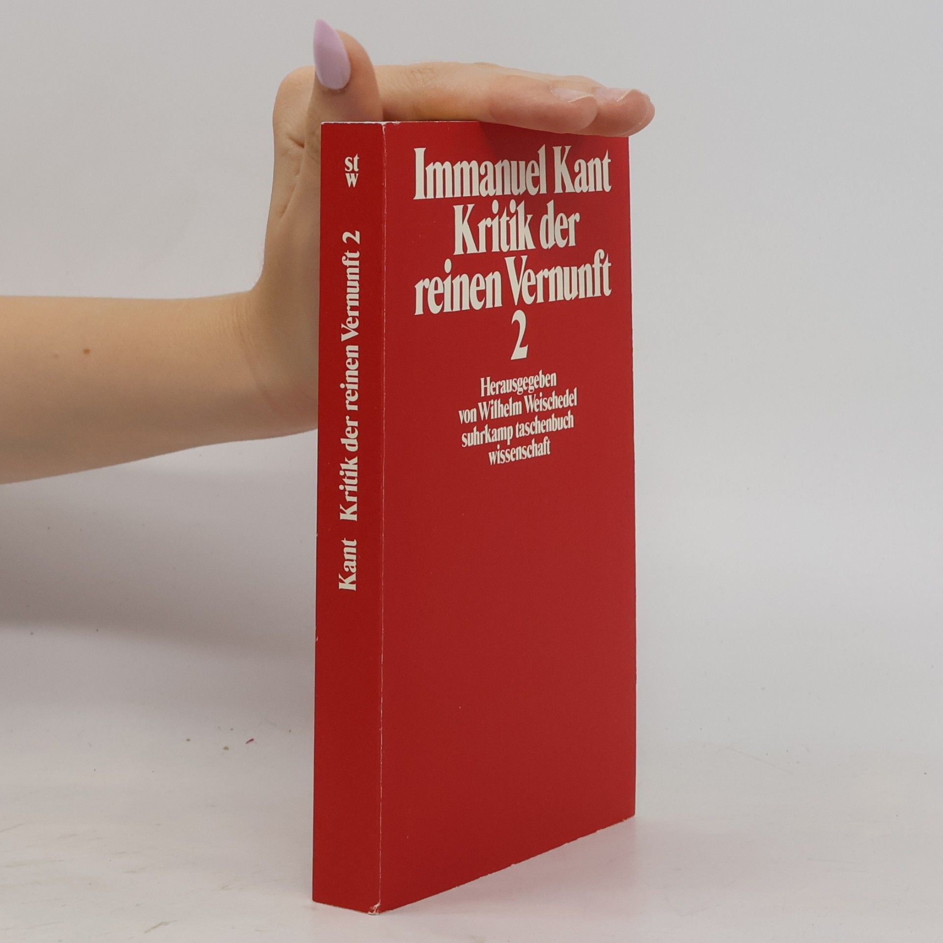Immanuel Kant Kritik der reinen Vernunft 2