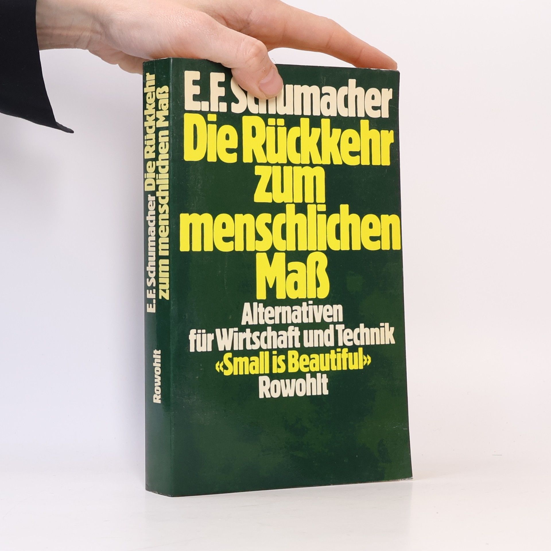 E. F. Schumacher Die Rückkehr zum menschlichen Mass