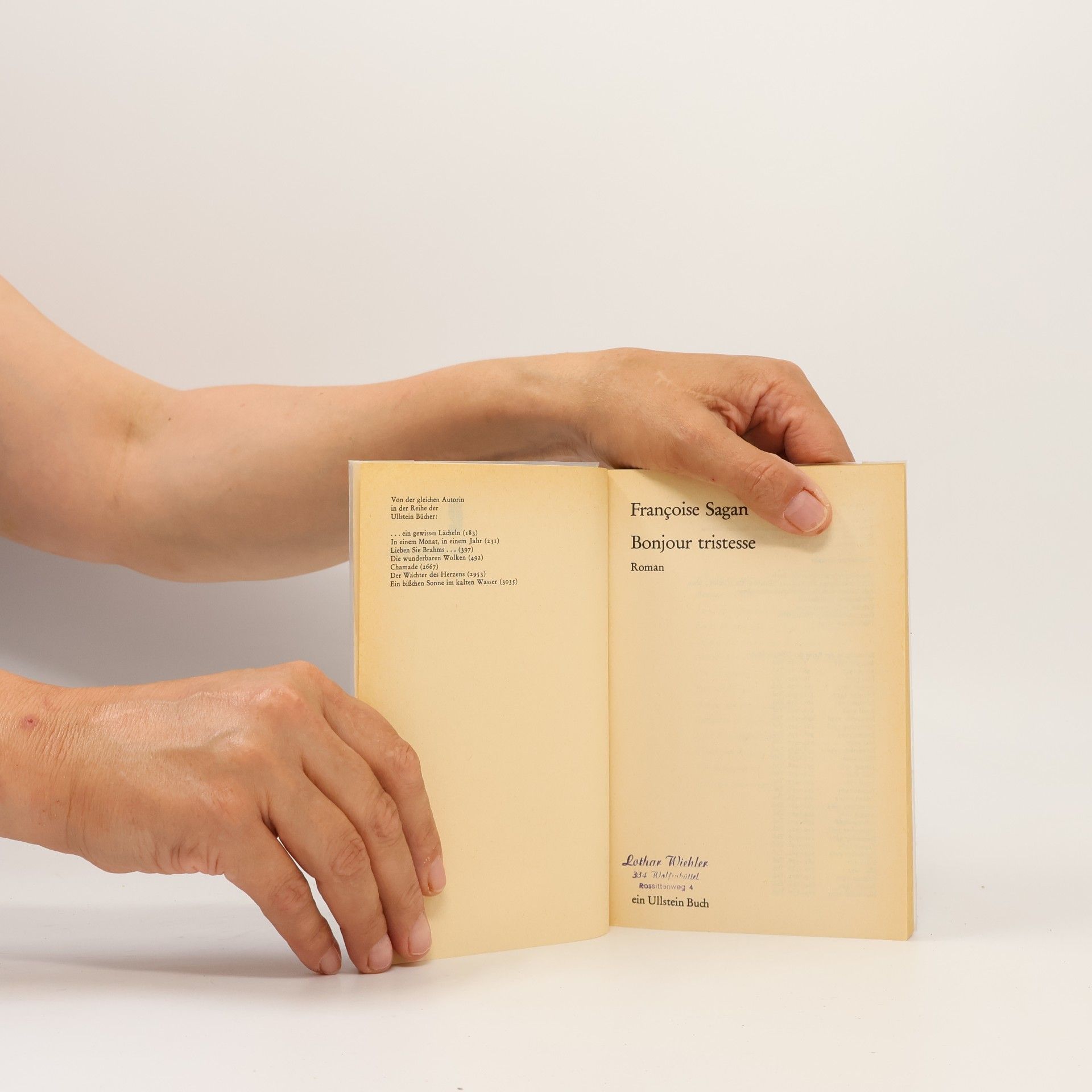 Françoise Sagan Bonjour tristesse