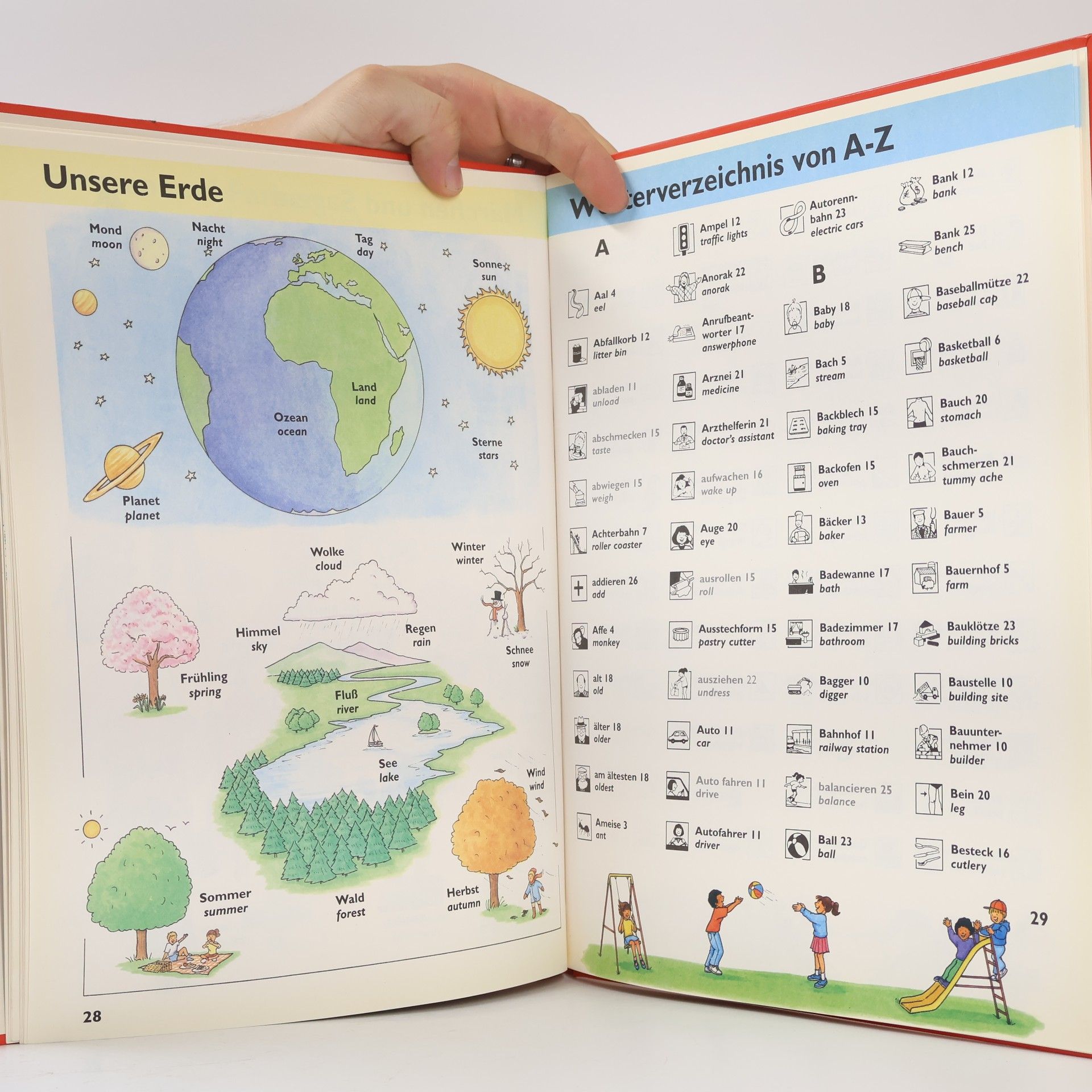 Bildwörterbuch Deutsch - Englisch
