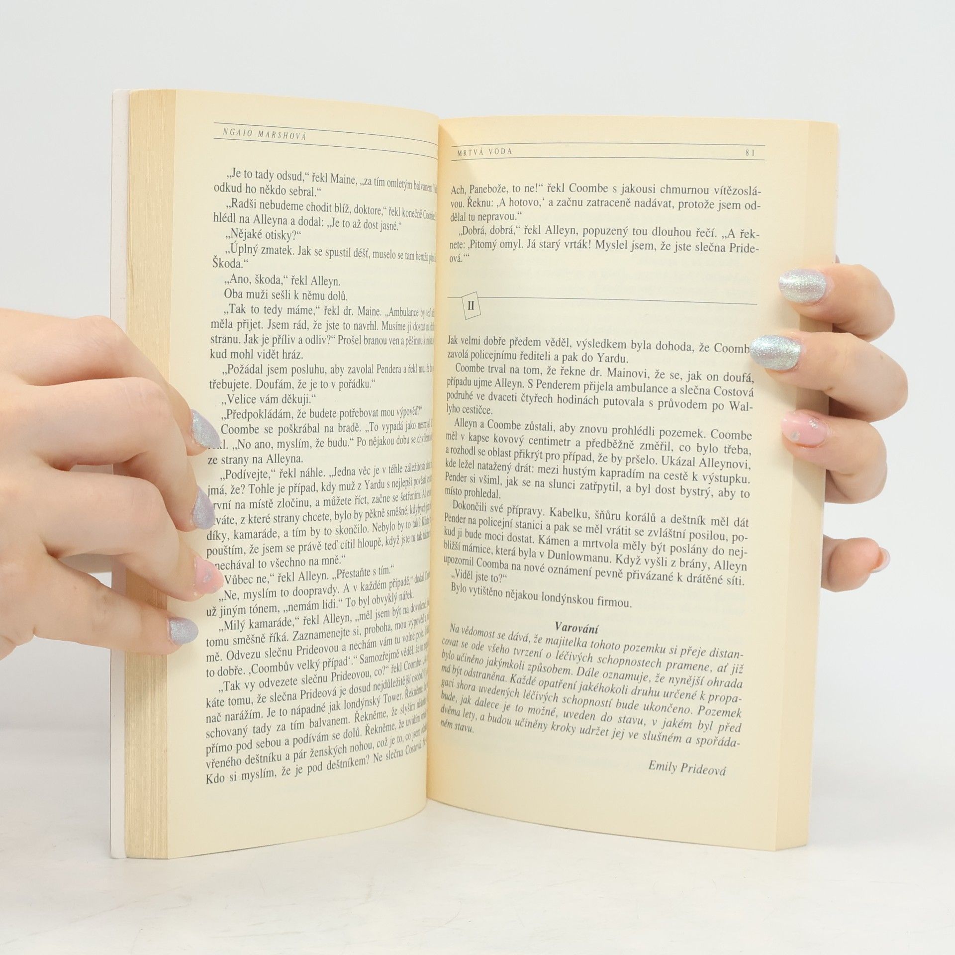 Ngaio Marsh Mrtvá voda