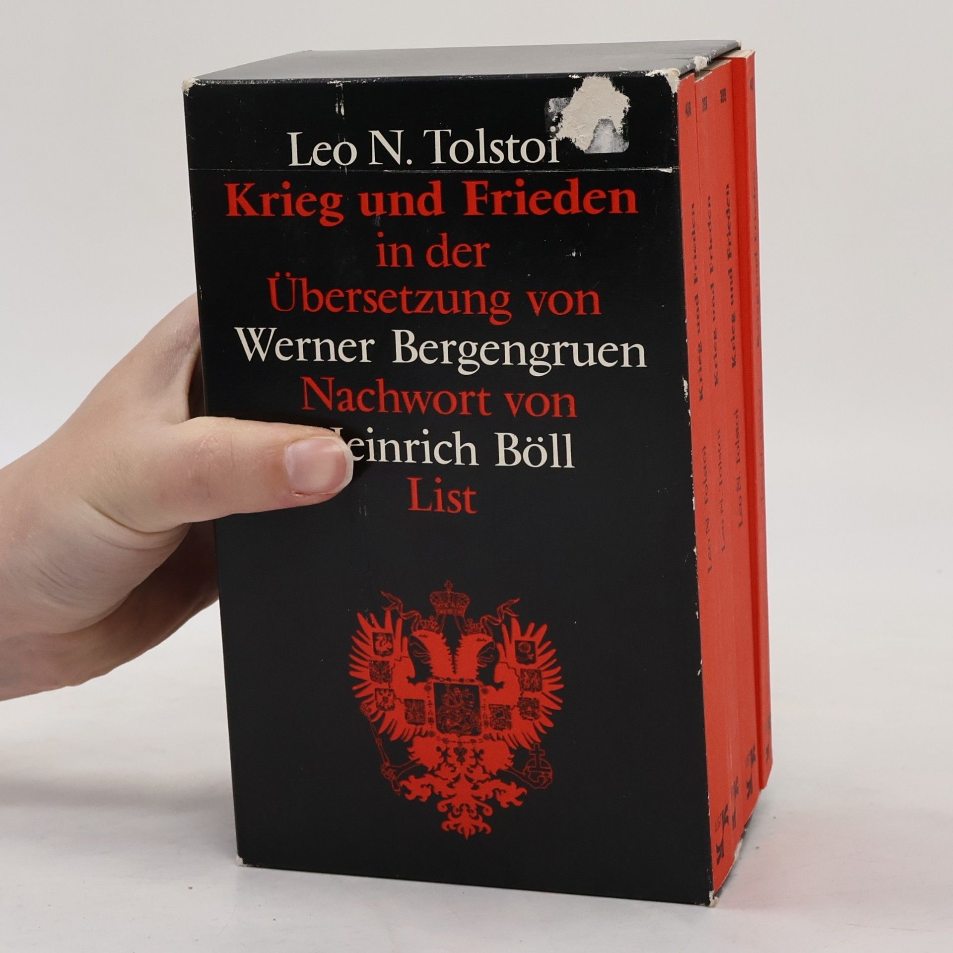 Lev Nikolajevič Tolstoj Krieg und Frieden Box 1-4