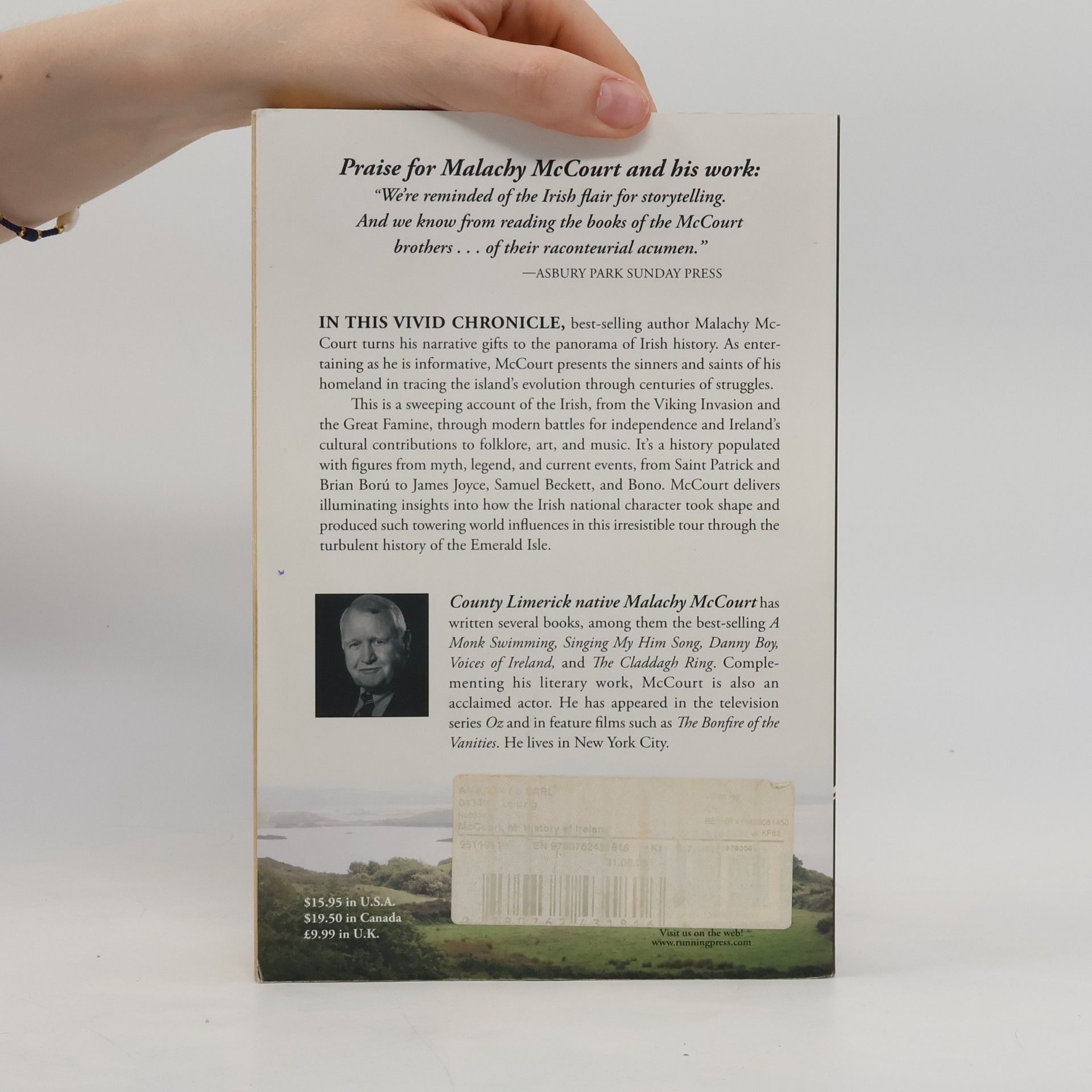 Brian McDonald Malachy McCourt's History of Ireland