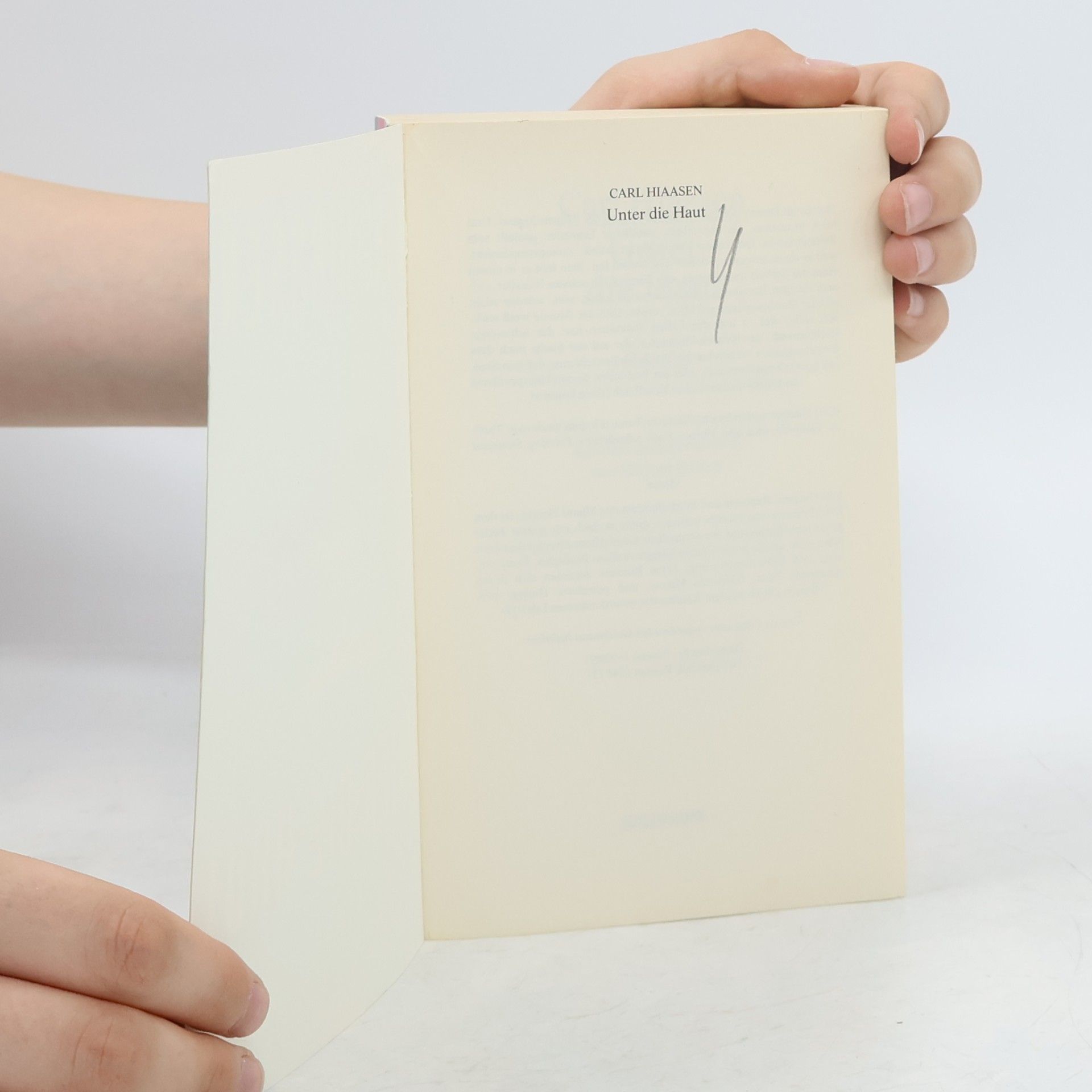 Carl Hiaasen Unter die Haut