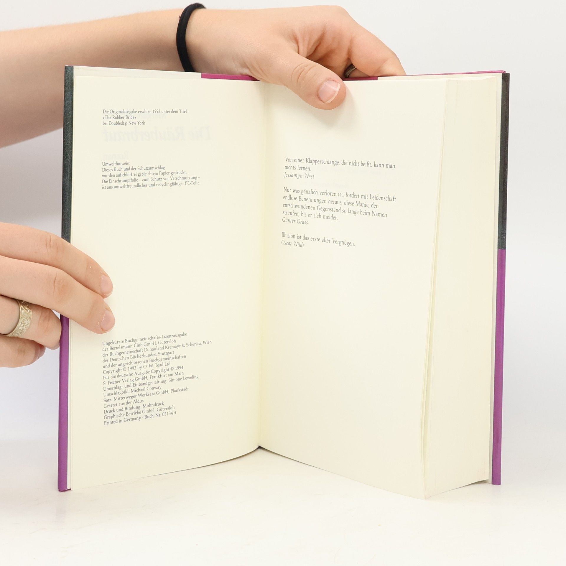 Margaret Atwood Die Räuberbraut