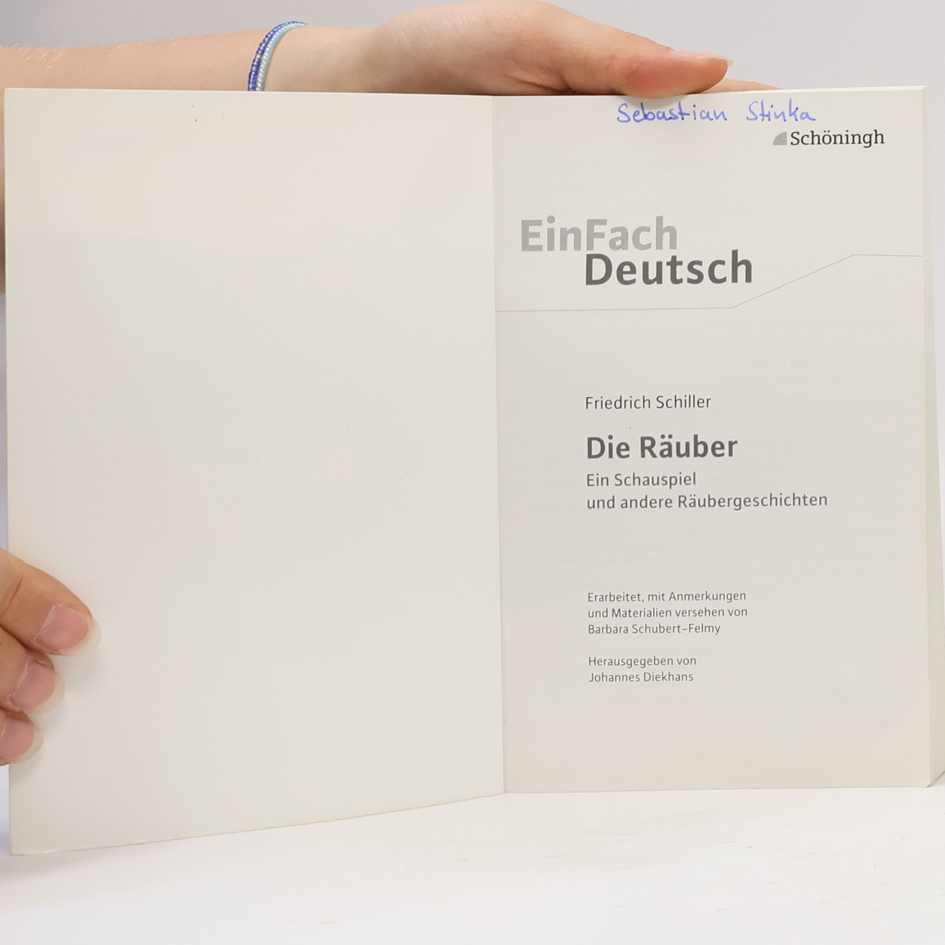 Friedrich Schiller Die Räuber: Ein Schauspiel und andere Räubergeschichten. EinFach Deutsch Textausgaben