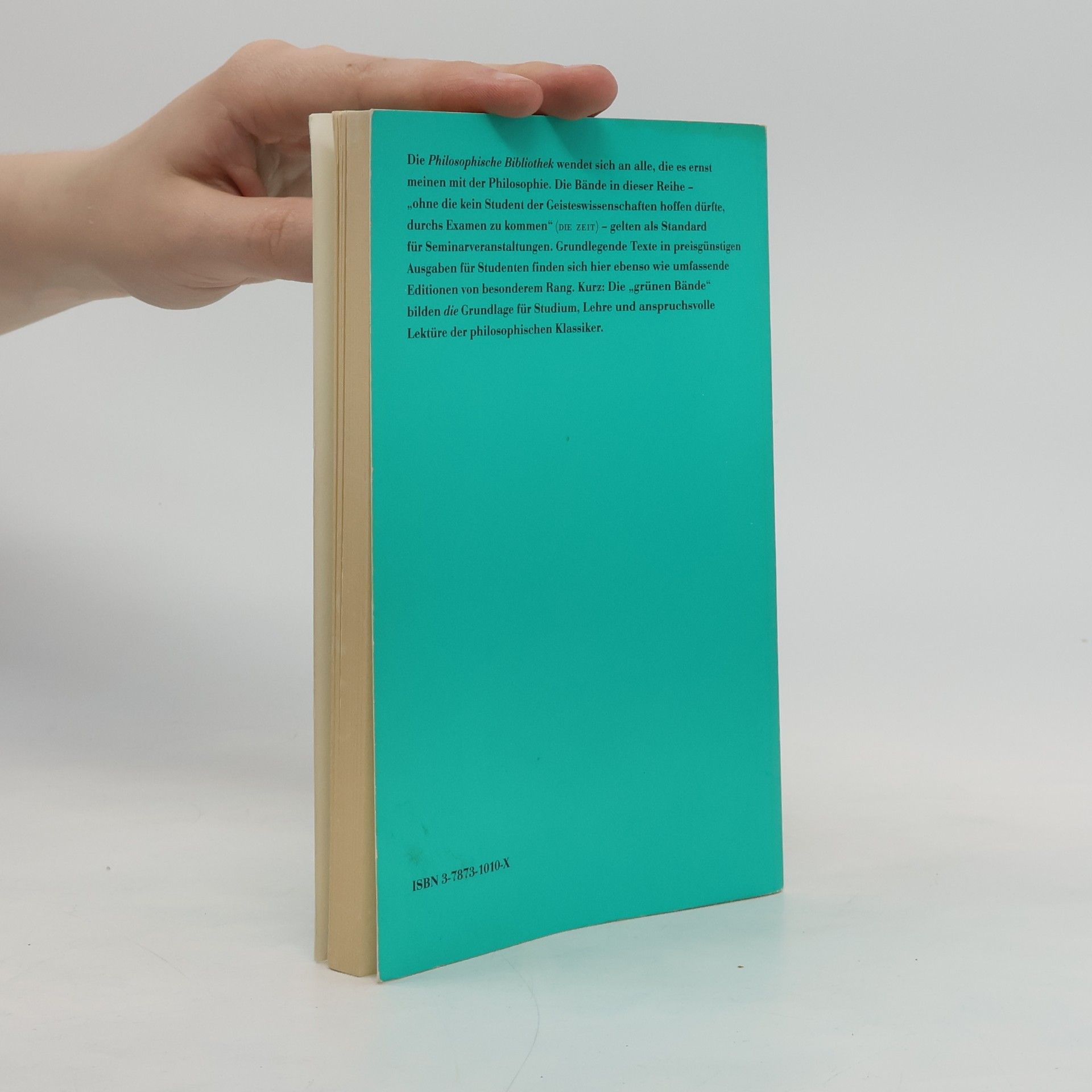 Philosophische Bibliothek Gesamtverzeichnis