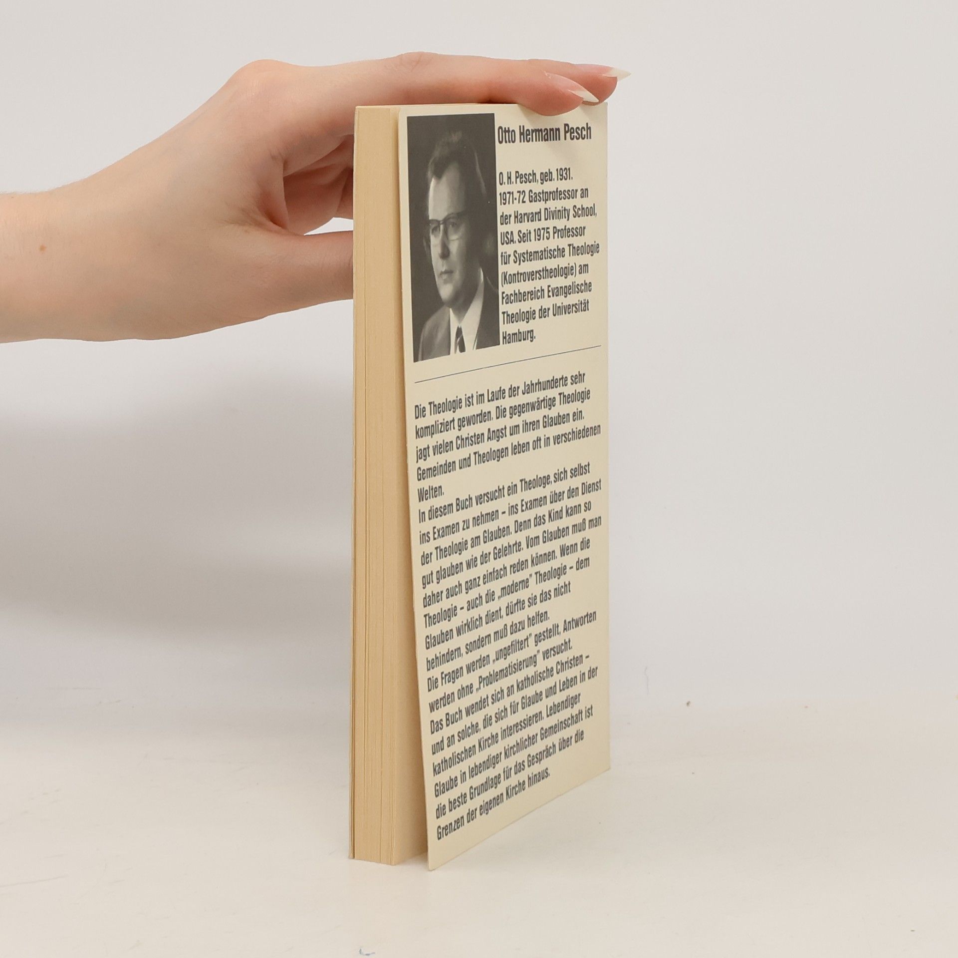 Otto Hermann Pesch Kleines katholisches Glaubensbuch