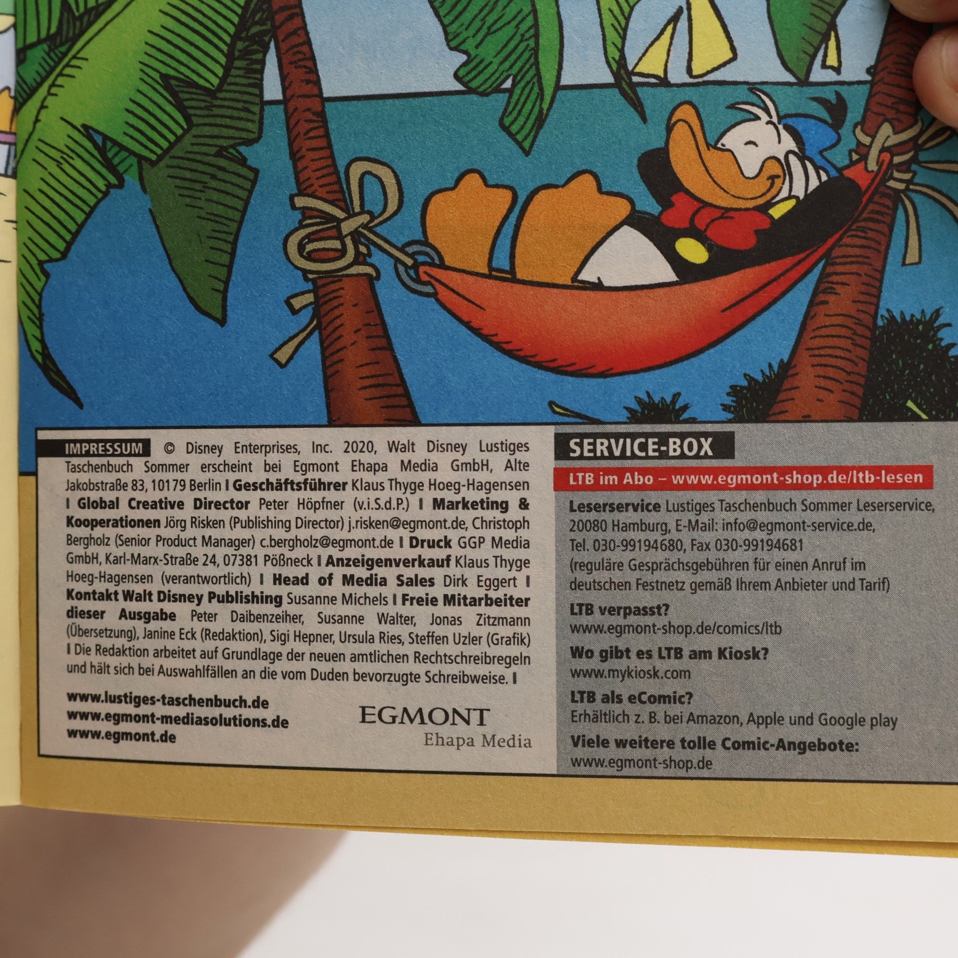 Walt Disney Lustiges Taschenbuch Sommer 10