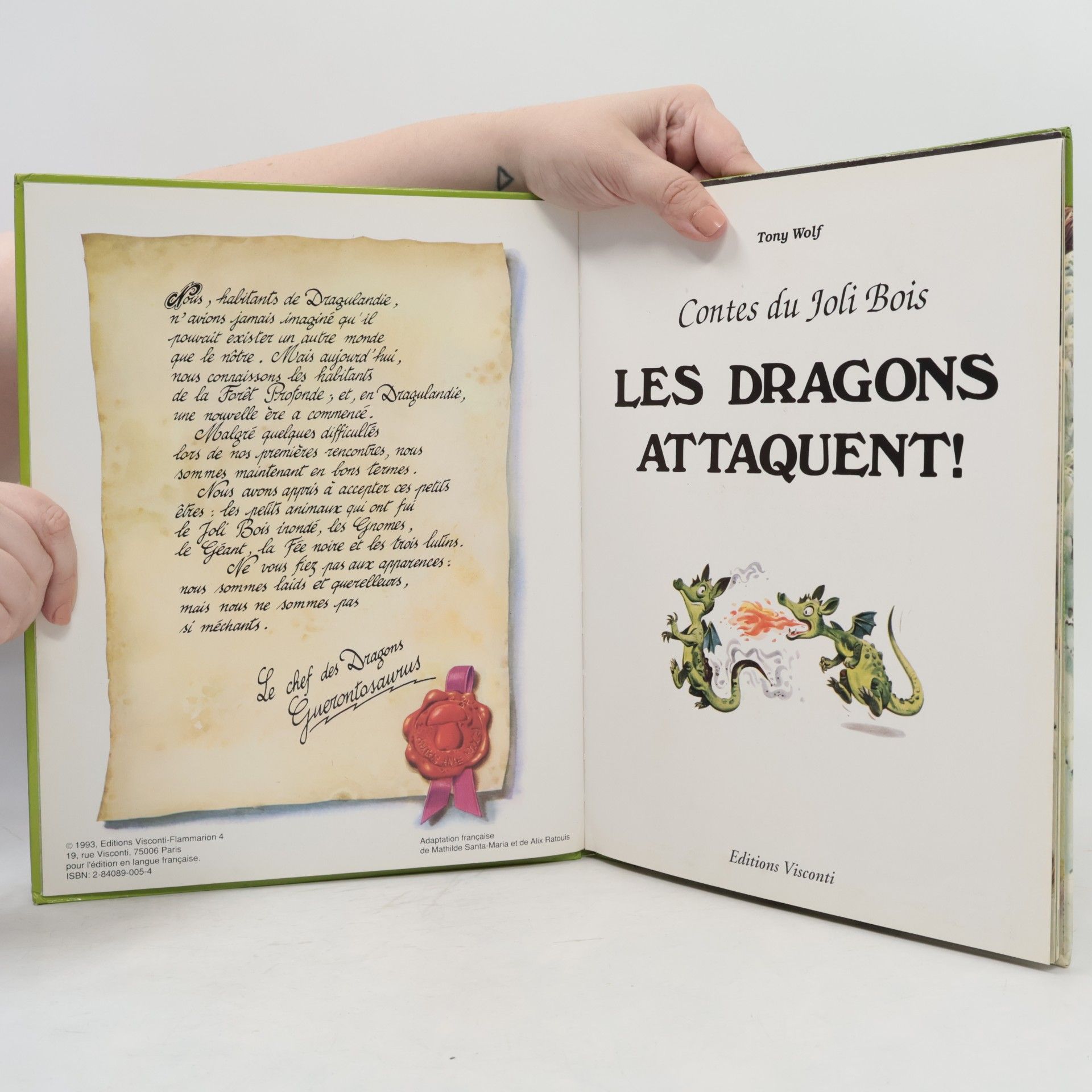 Tony Wolf Les Dragons 6