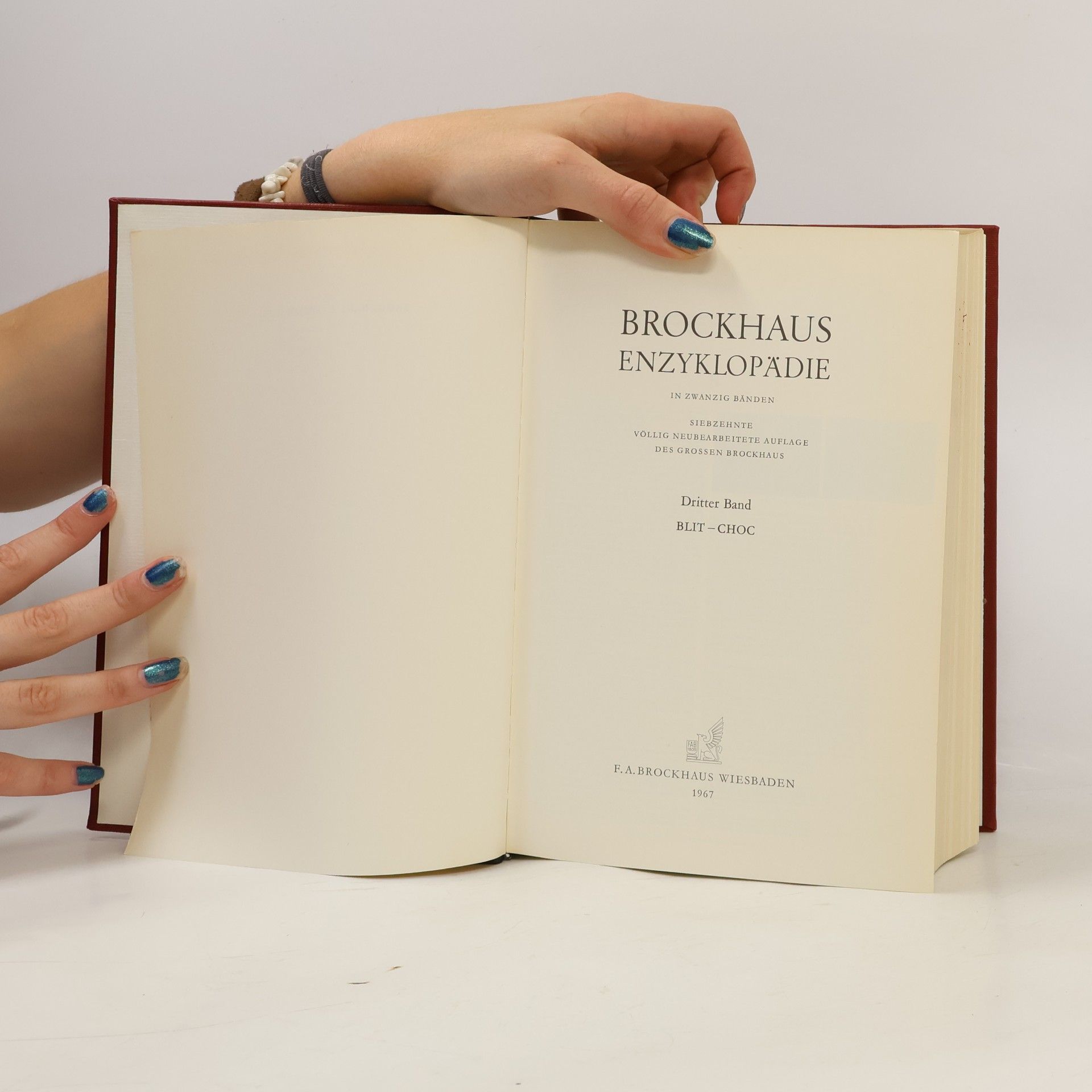 Various authors Brockhaus Enzyklopädie 3. Blit-Choc