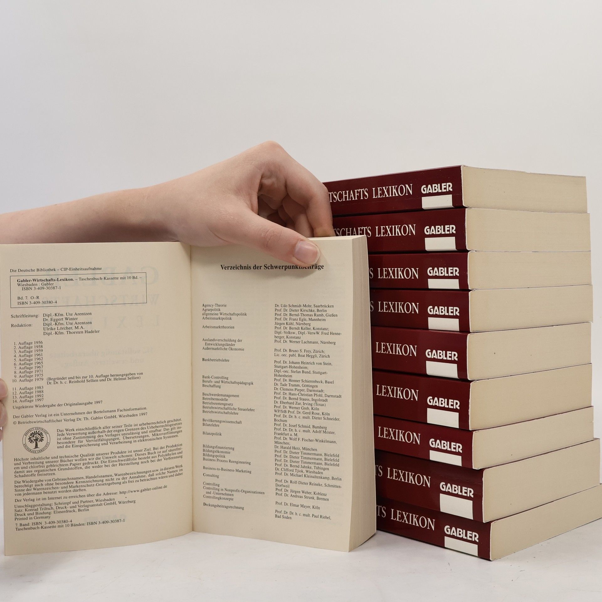 Autorenkollektiv Gabler Wirtschaftslexikon. Neu! 14. Auflage in 10 Bänden