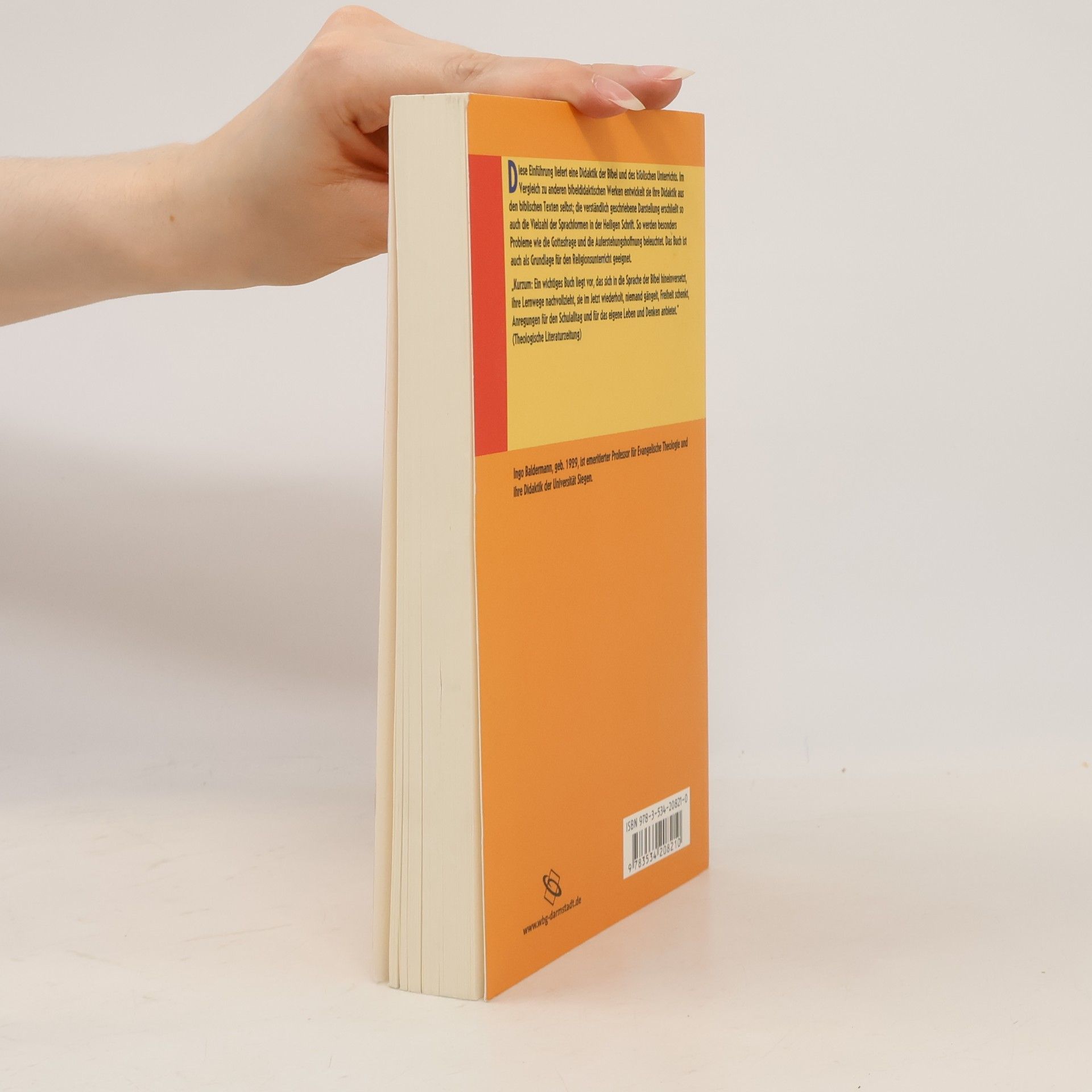 Ingo Baldermann Einführung in die biblische Didaktik