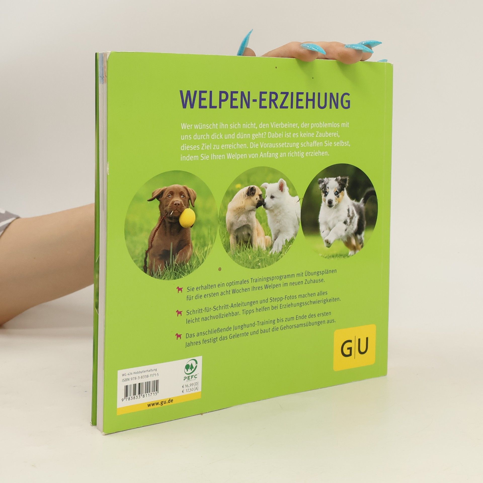 Katharina Schleg Kofler Welpen-Erziehung: Der 8-Wochen-Trainingsplan für Welpen. Plus Junghund-Training vom 5. bis 12. Monat