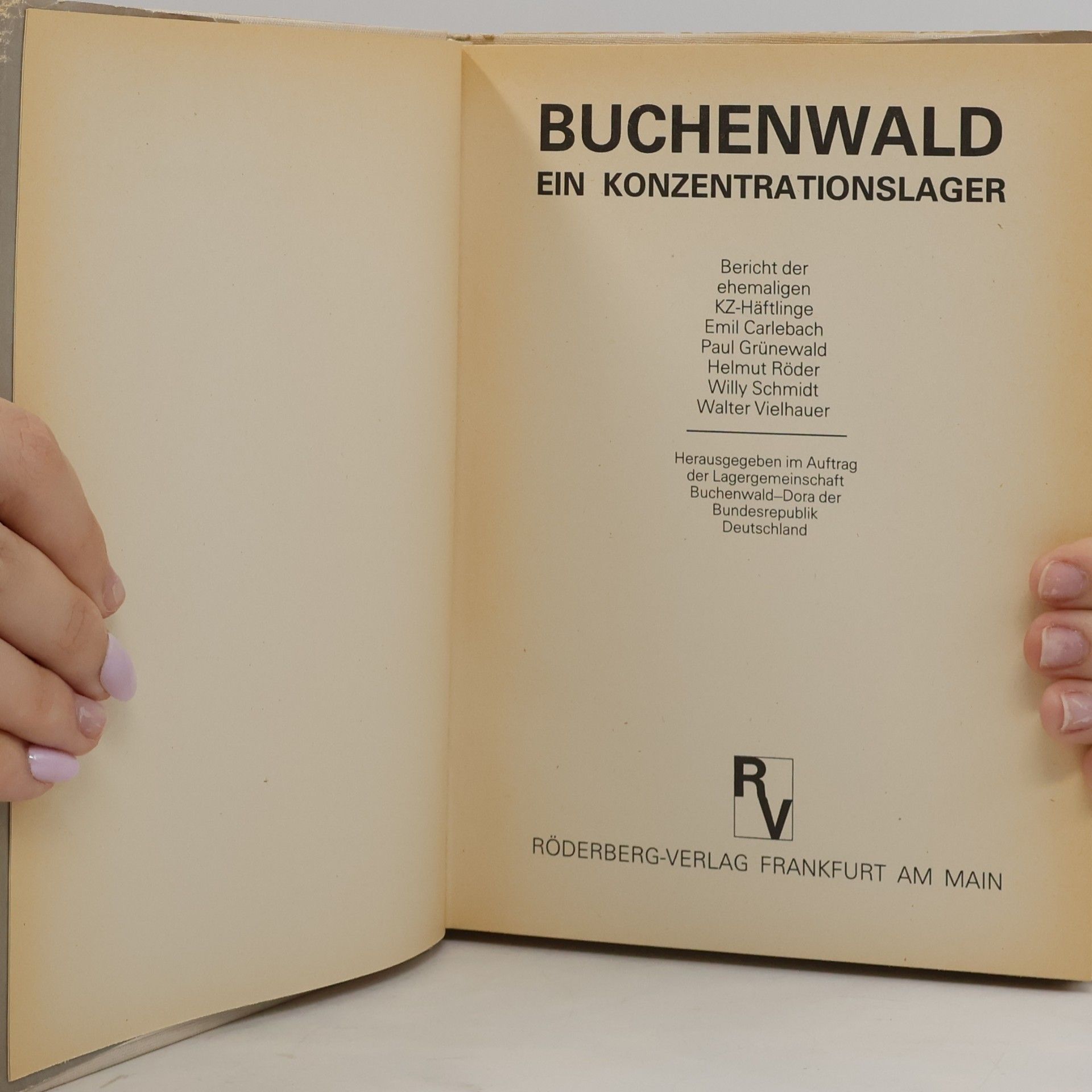 Auteurscollectief Ein Konzertrationslager Buchenwald