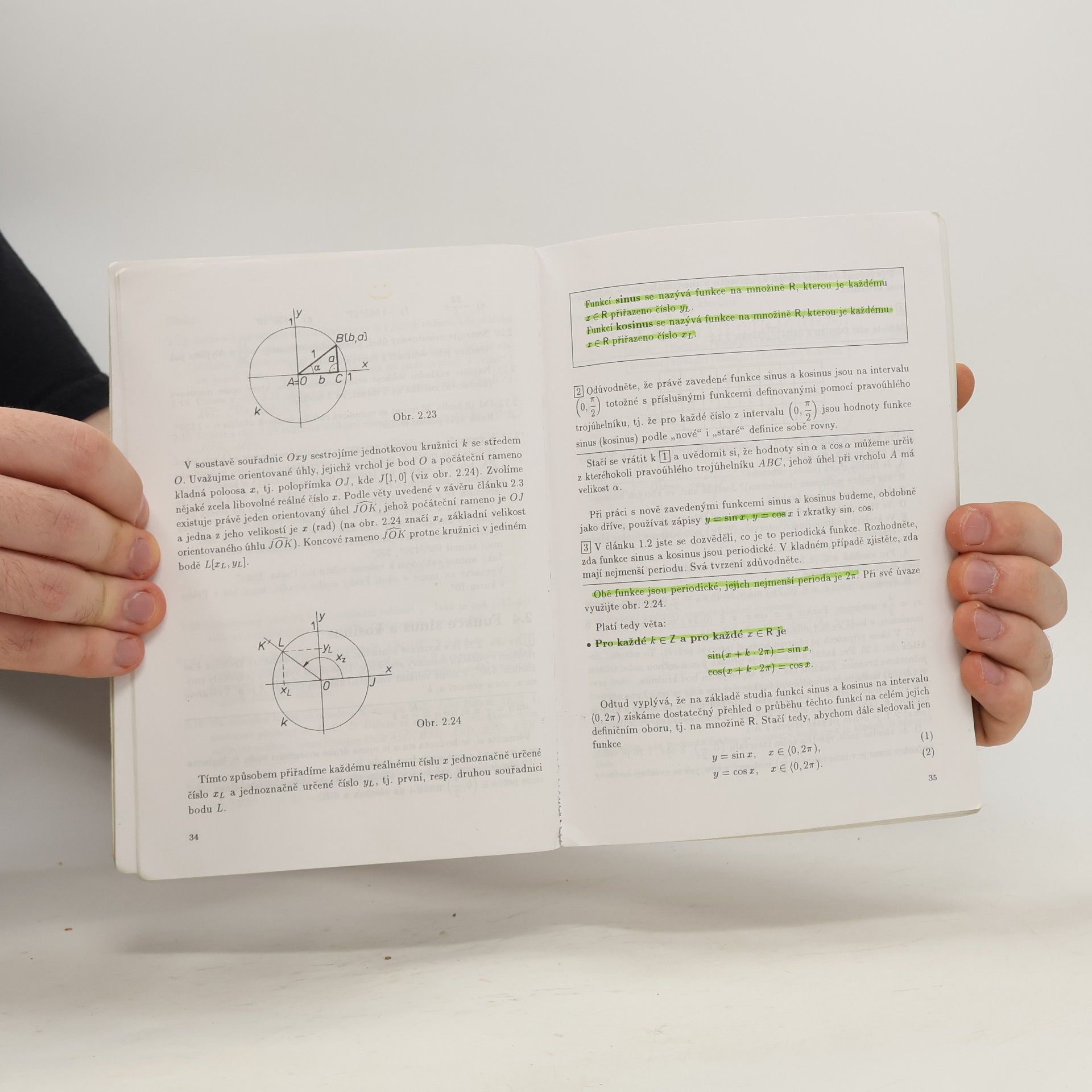 Oldřich Odvárko Matematika pro gymnázia. Goniometrie