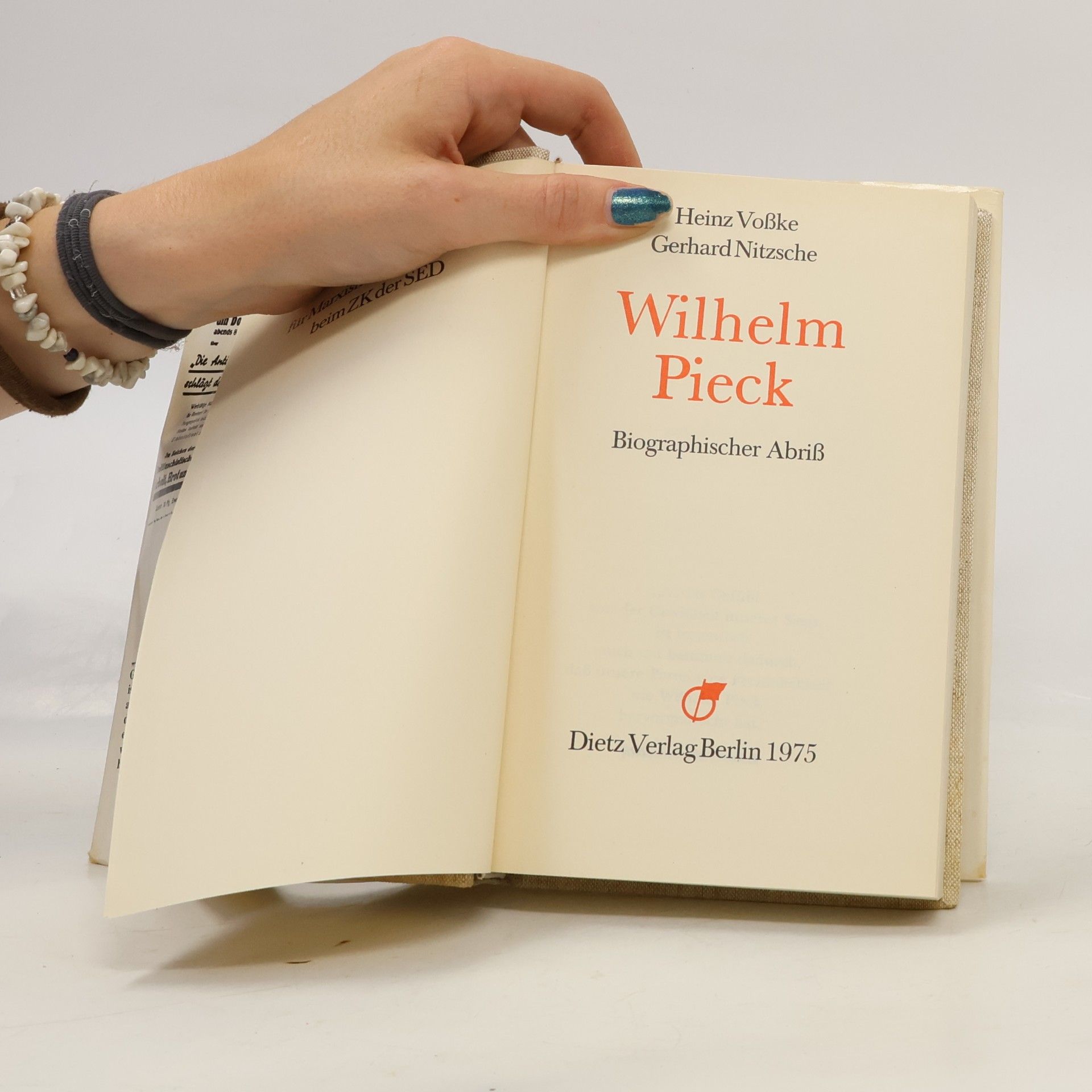 Gerhard Nitzsche Wilhelm Pieck