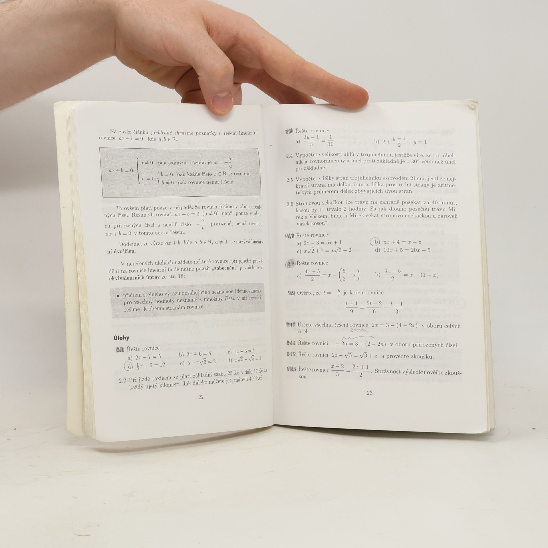 Jura Charvát Matematika pro gymnázia. Rovnice a nerovnice