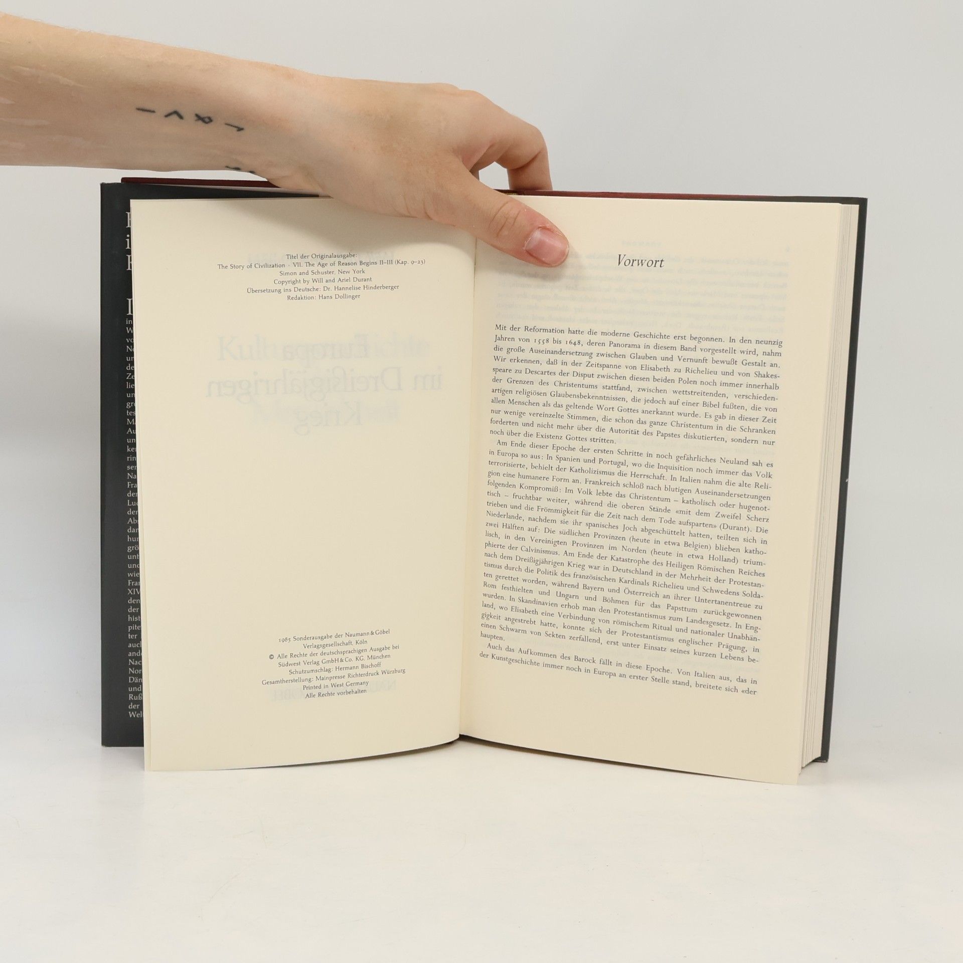 Various authors Durant Kultur Geschichte der Menschheit 11