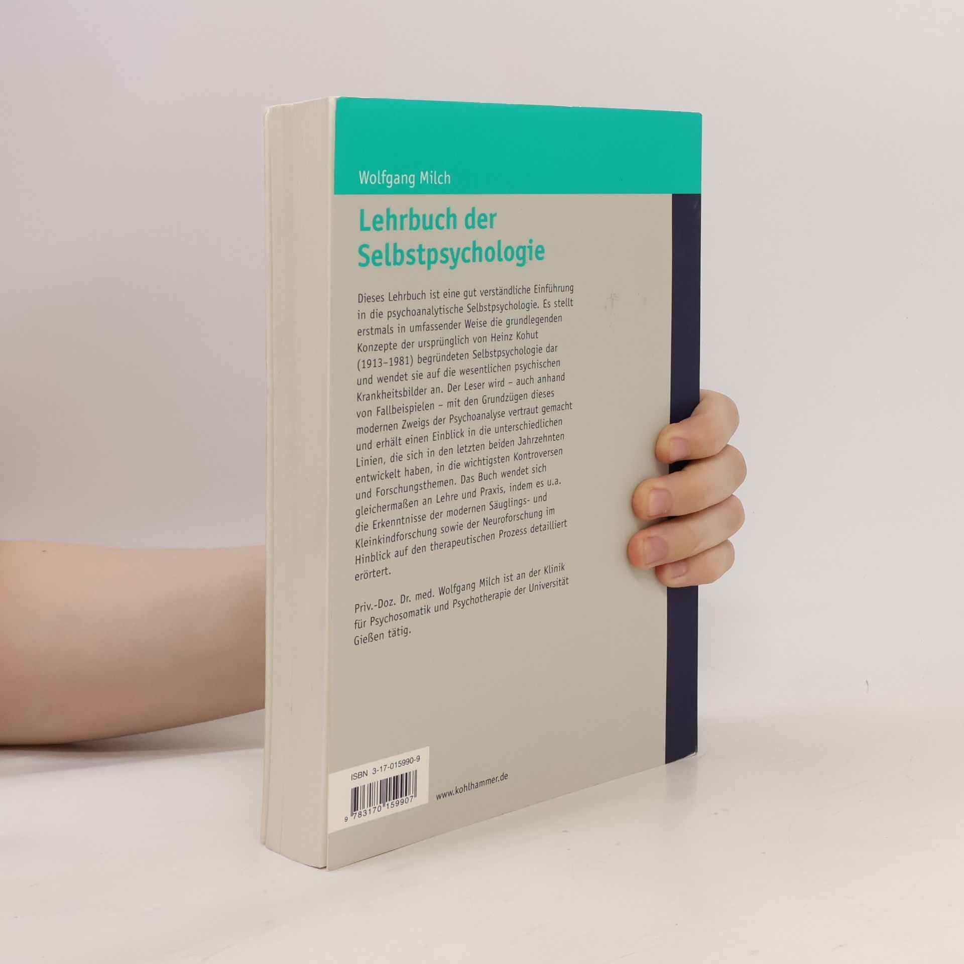 Wolfgang Milch Lehrbuch der Selbstpsychologie