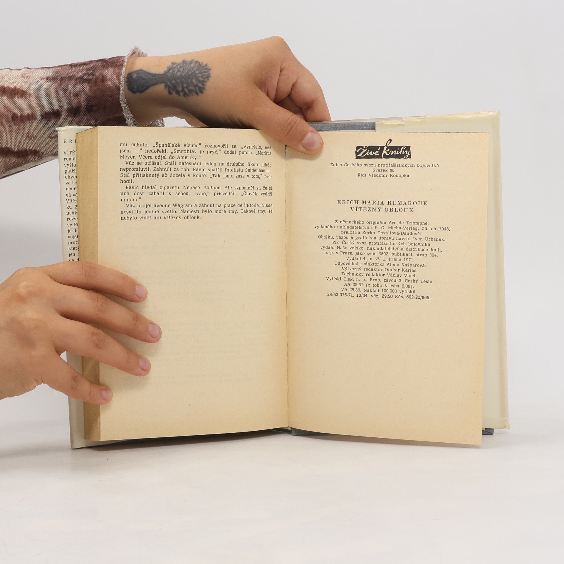 Erich Maria Remarque Vítězný oblouk