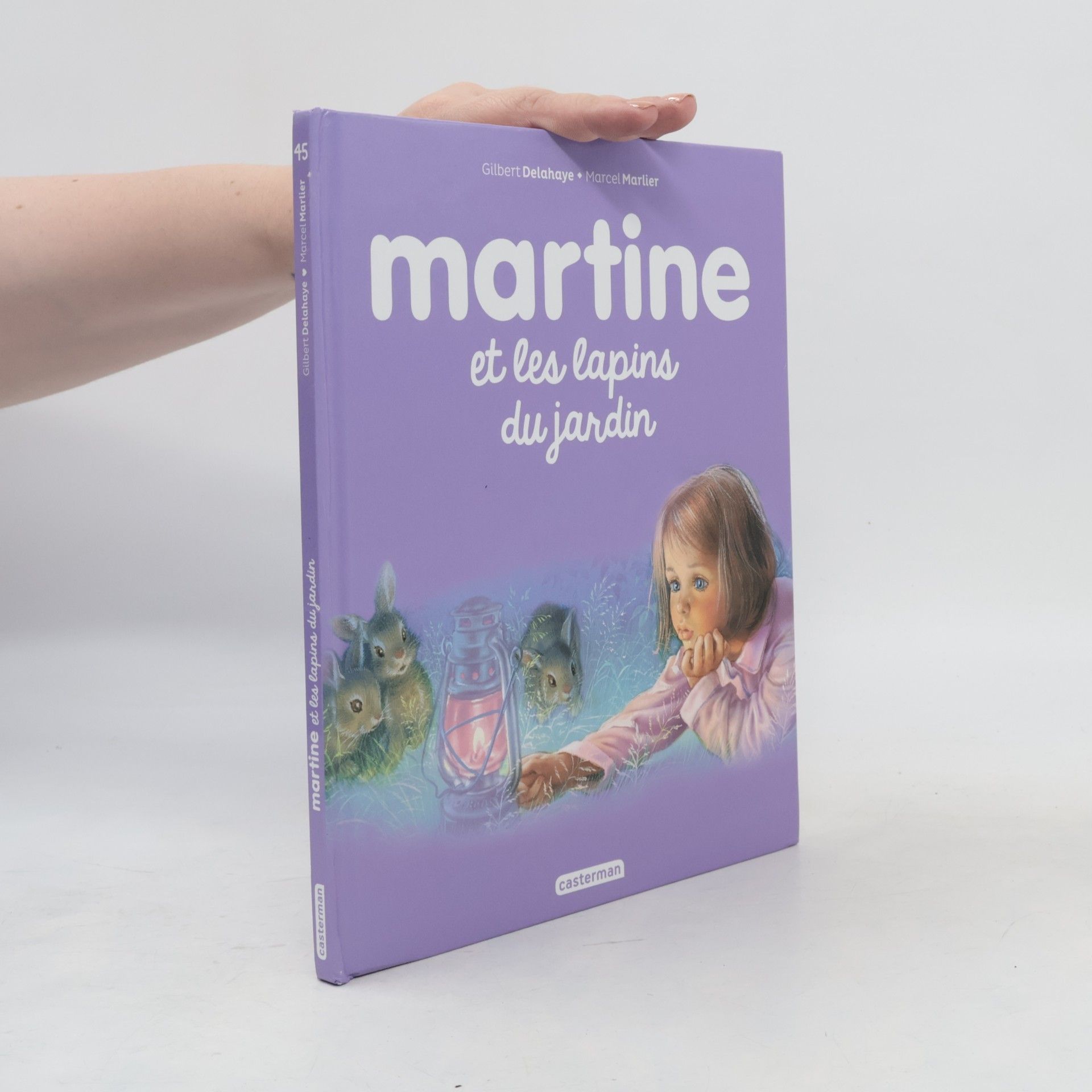 Gilbert Delahaye Martine et les lapins du jardin