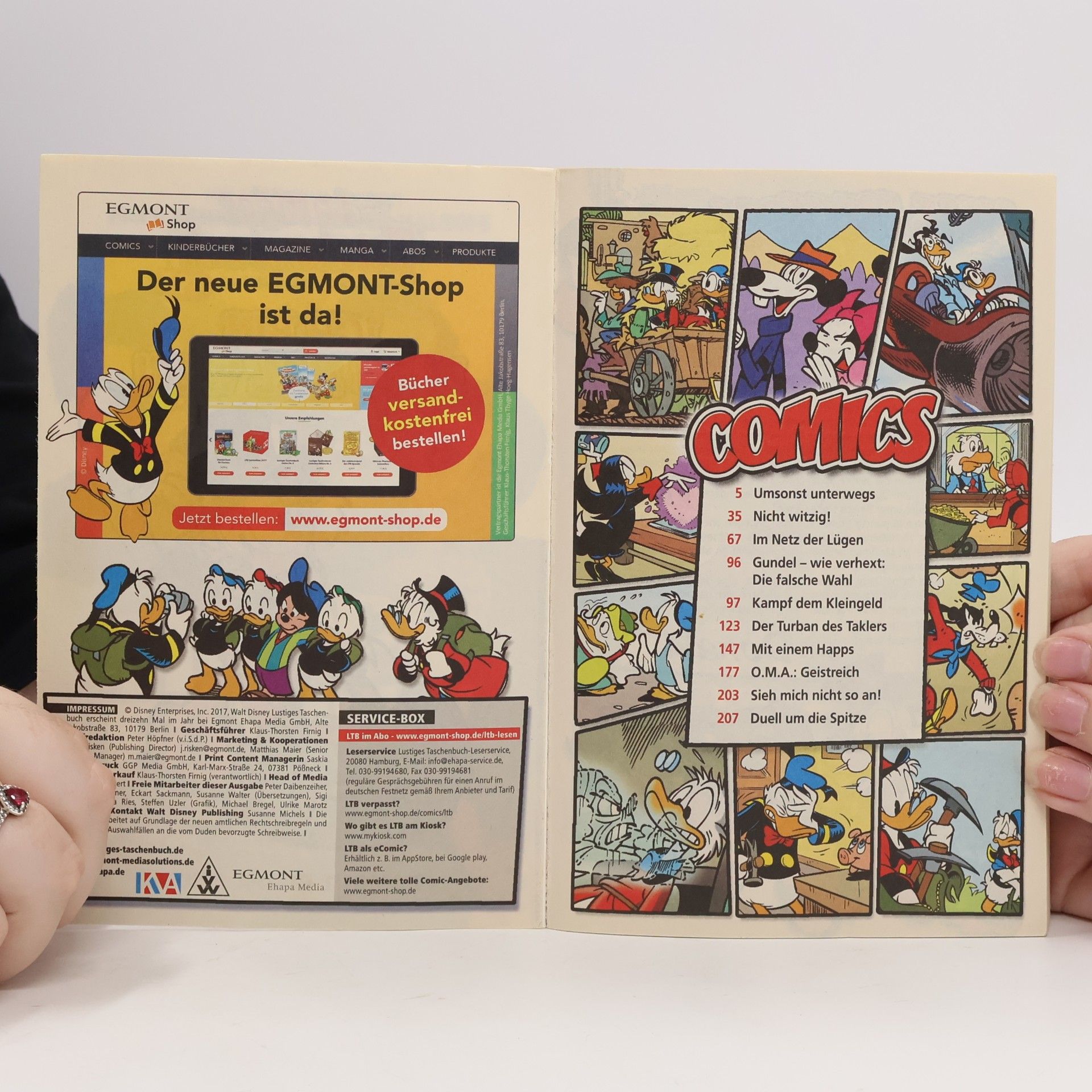 Walt Disney Lustiges Taschenbuch 497. Ich bin dann mal weg!