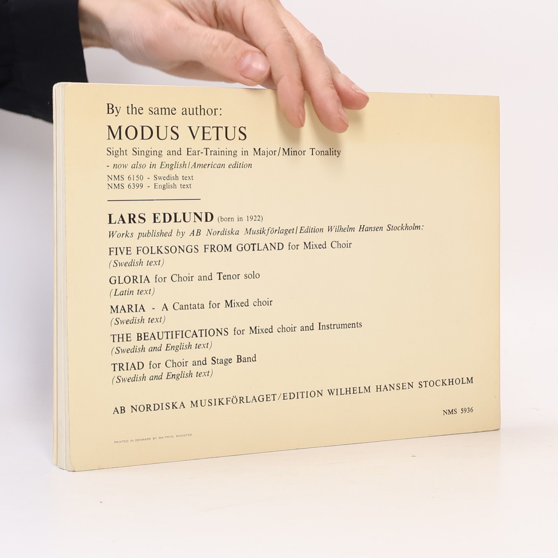 Lars Edlund Modus Novus