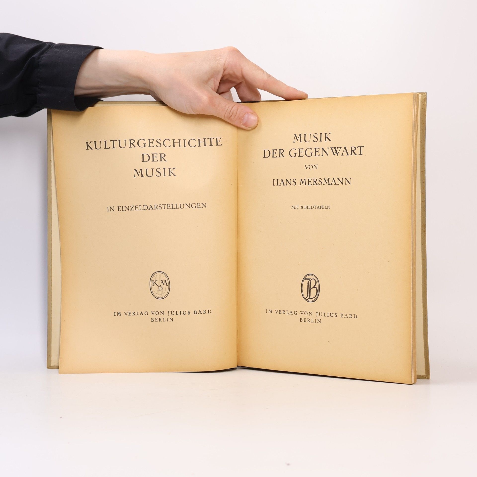 Hans Mersmann Musik der Gegenwart