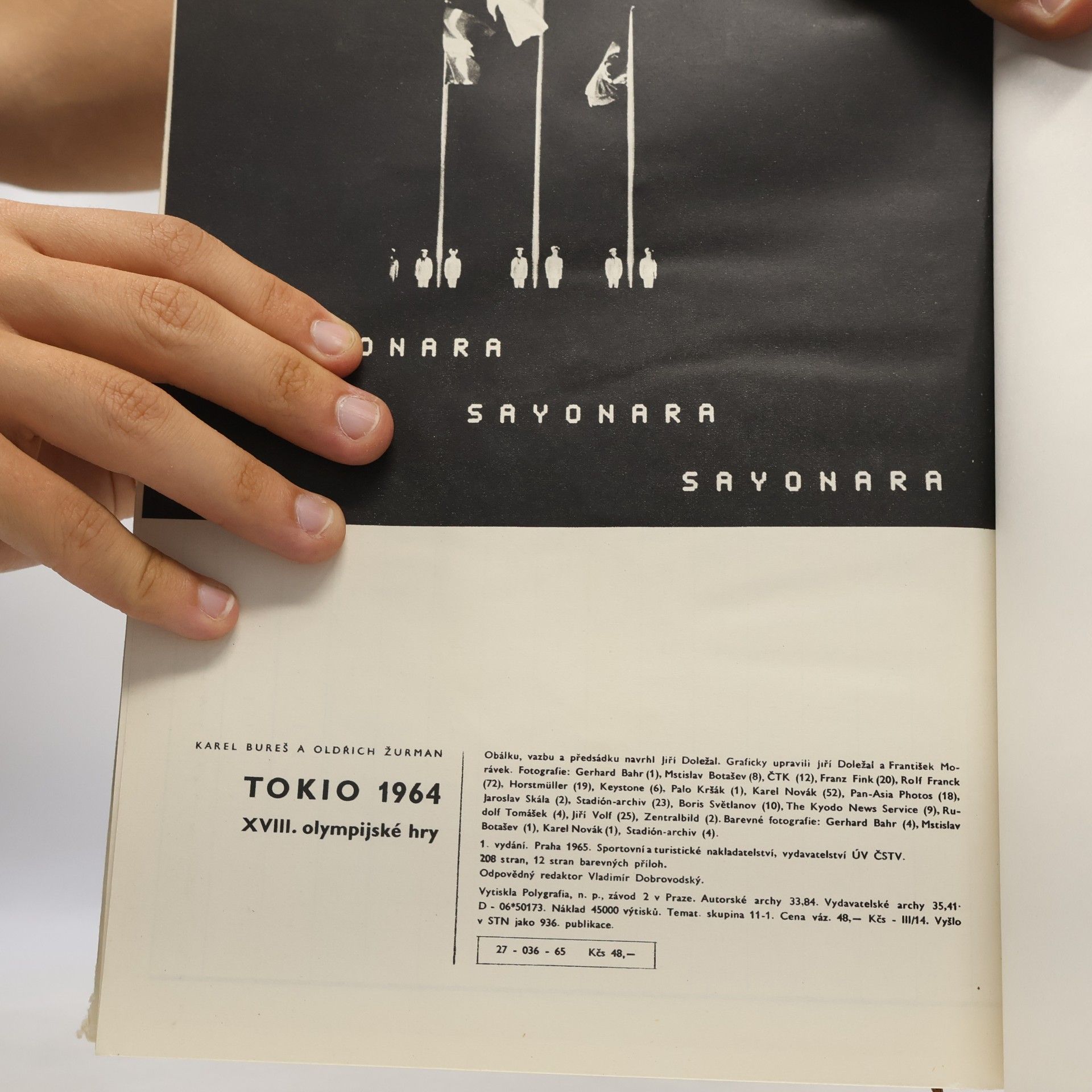 Karel Bureš XVIII. Olympijské hry. Tokio 1964