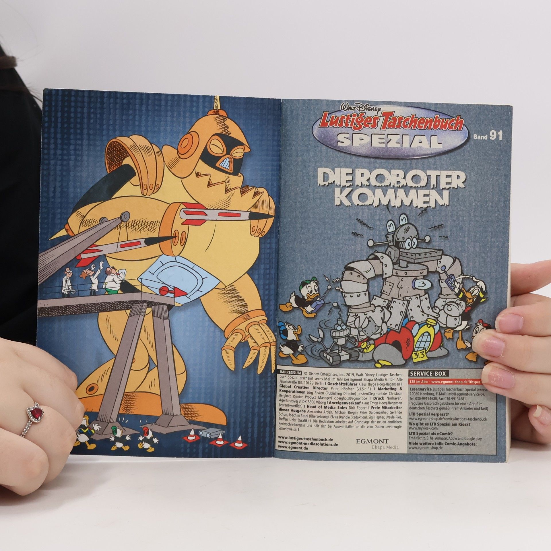 Walt Disney Lustiges Taschenbuch Spezial 91. Die Roboter kommen